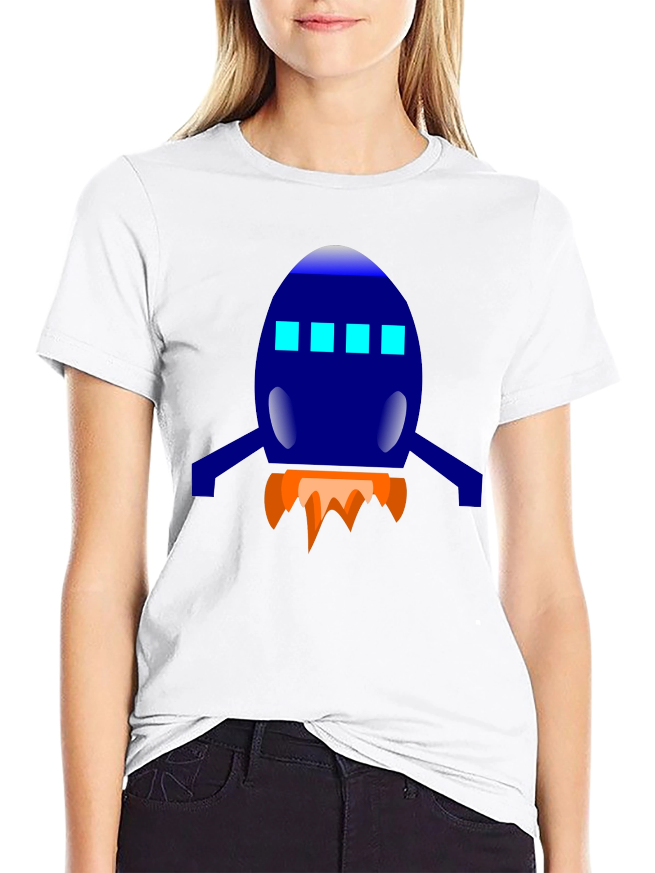 Rocket Graphic Tee - Blast Off in Style!