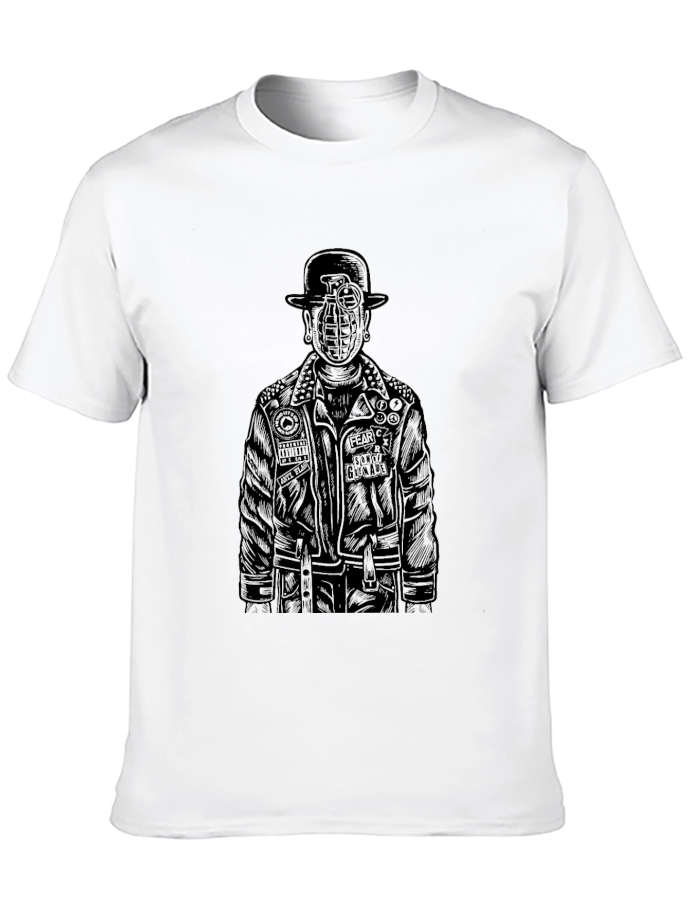 Grenade Head Graphic Tee - Mens Black T-Shirt