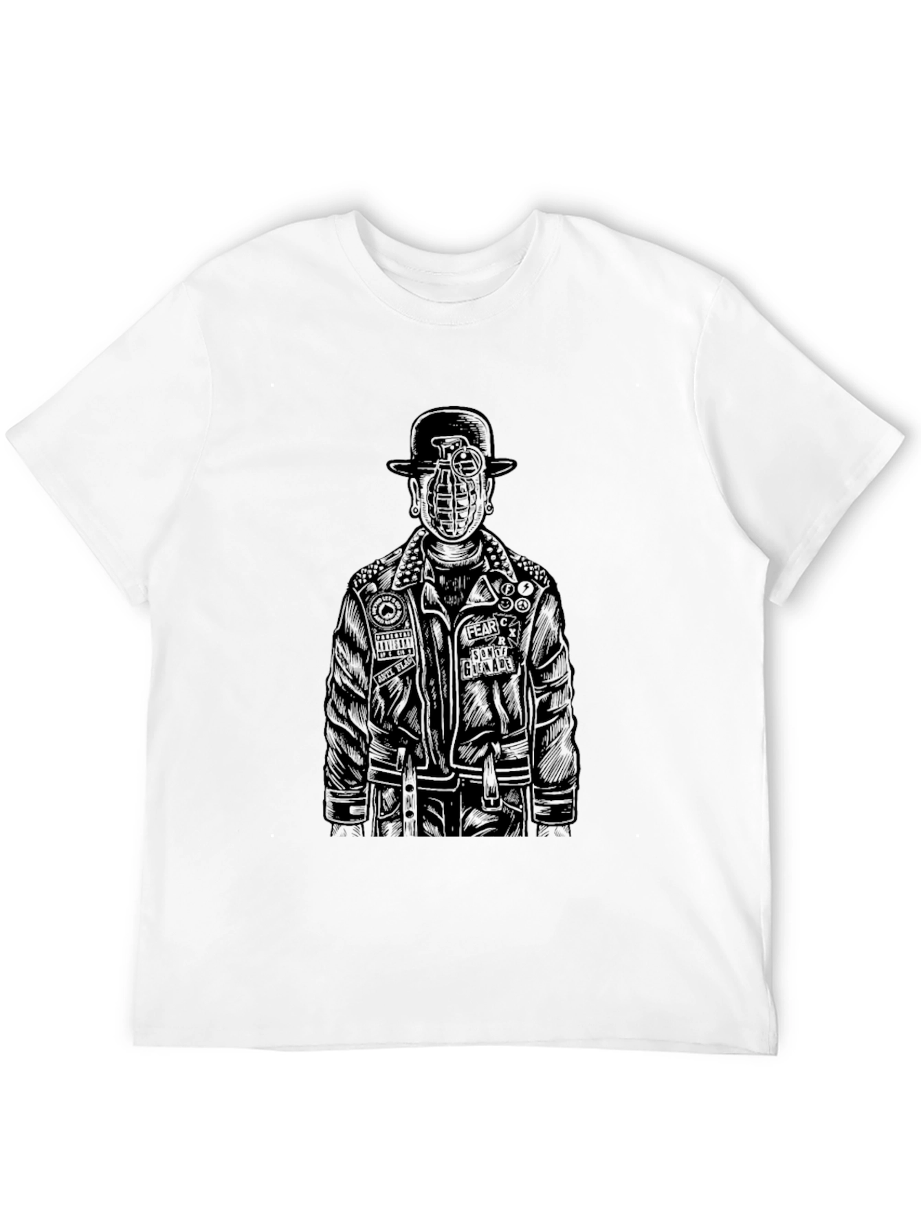 Grenade Head Graphic Tee - Mens Black T-Shirt