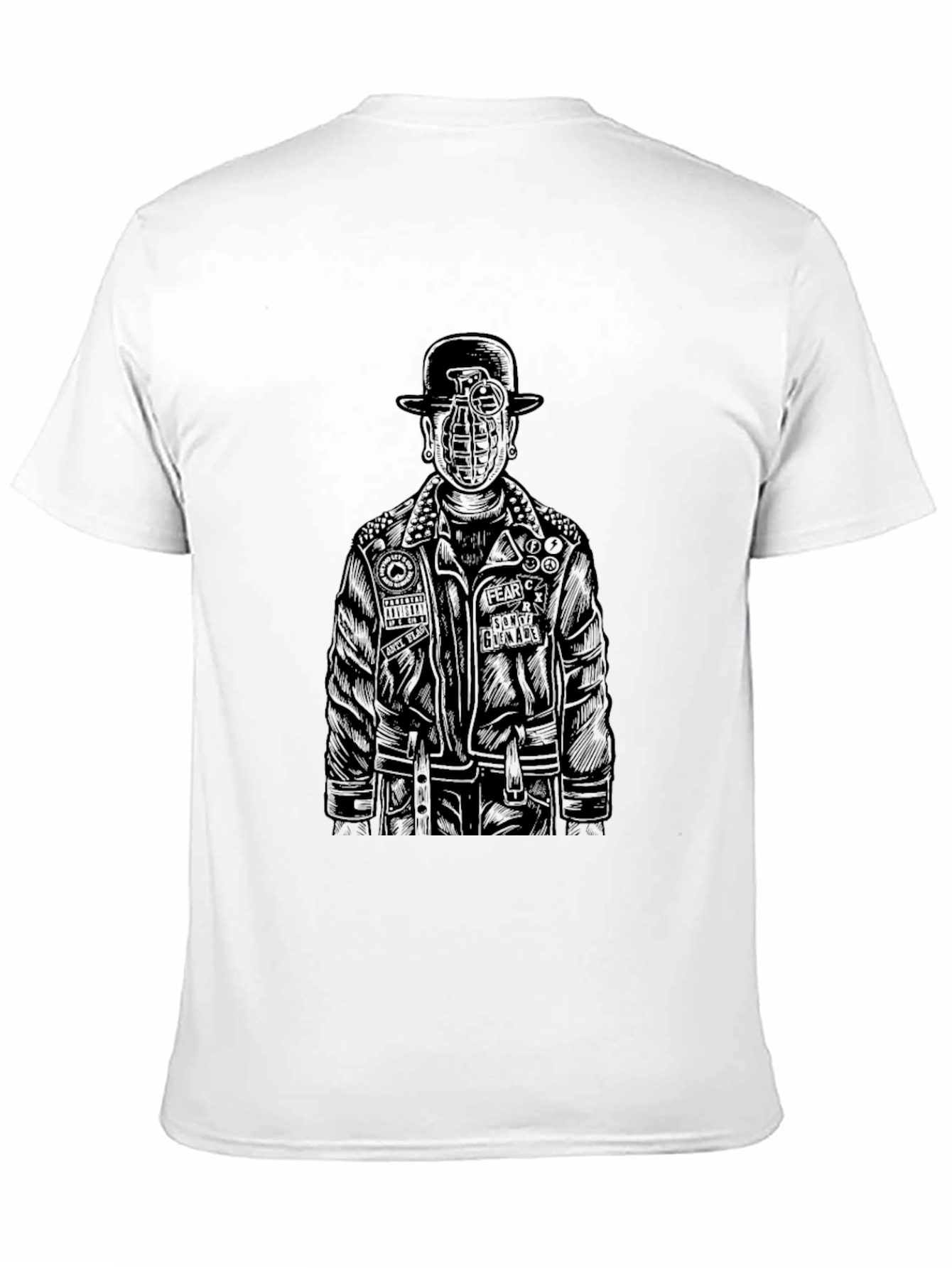 Grenade Head Graphic Tee - Mens Black T-Shirt