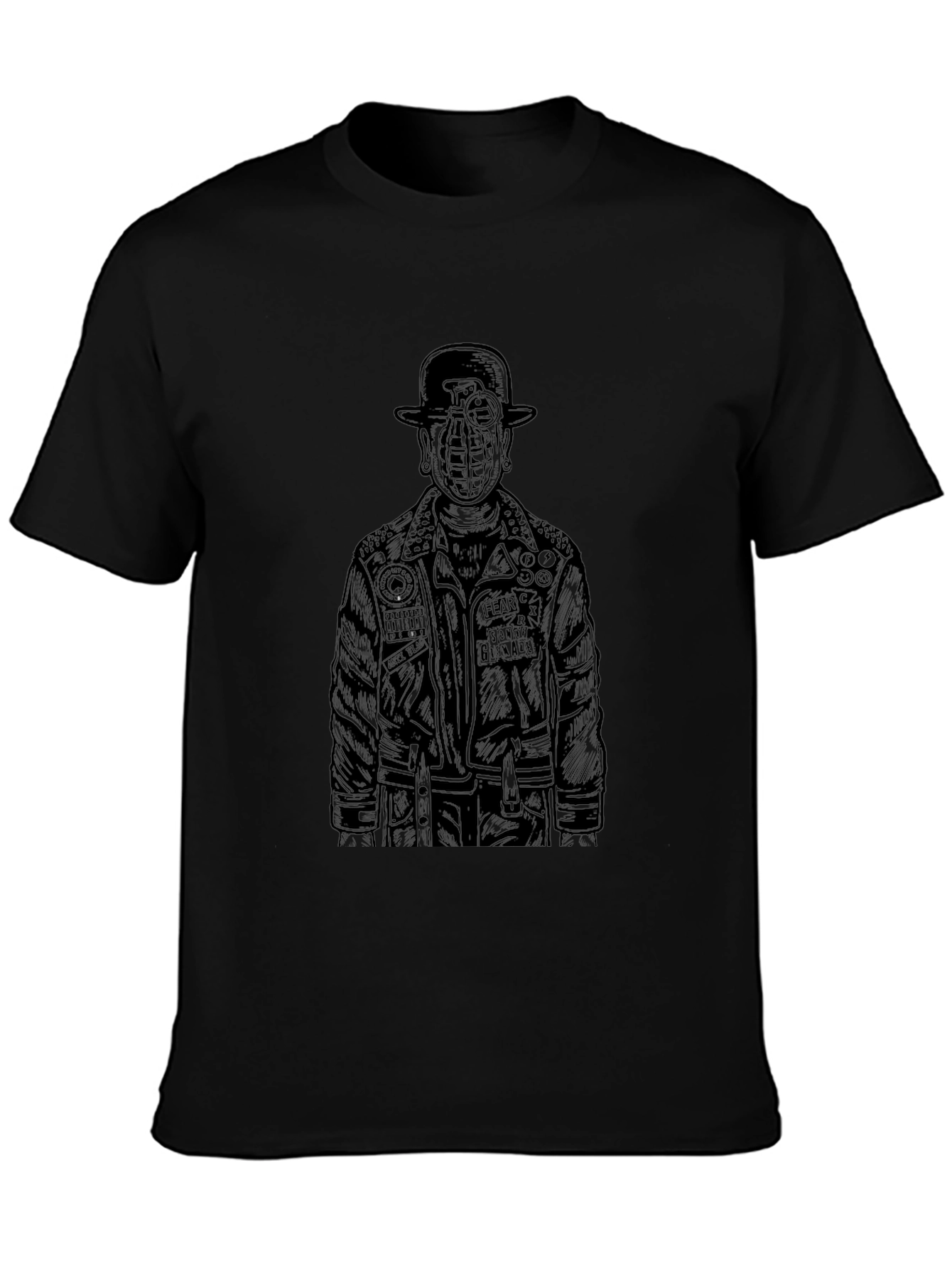 Grenade Head Graphic Tee - Mens Black T-Shirt