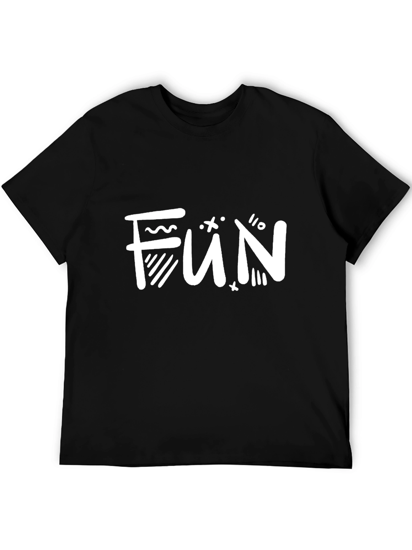 Fun Graphic Black T-Shirt