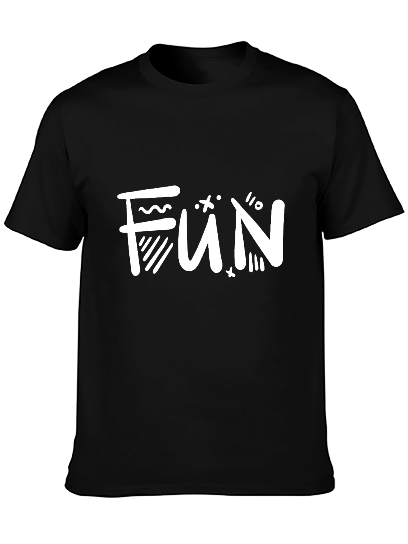 Fun Graphic Black T-Shirt
