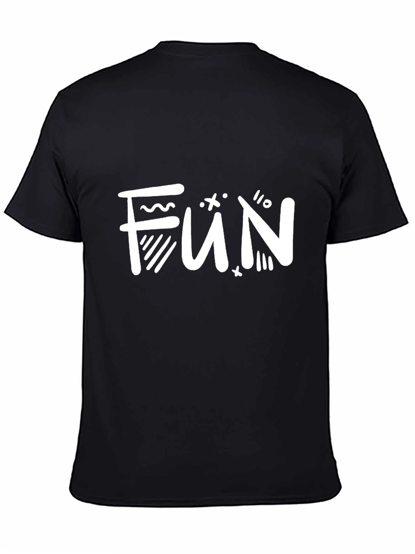 Fun Graphic Black T-Shirt