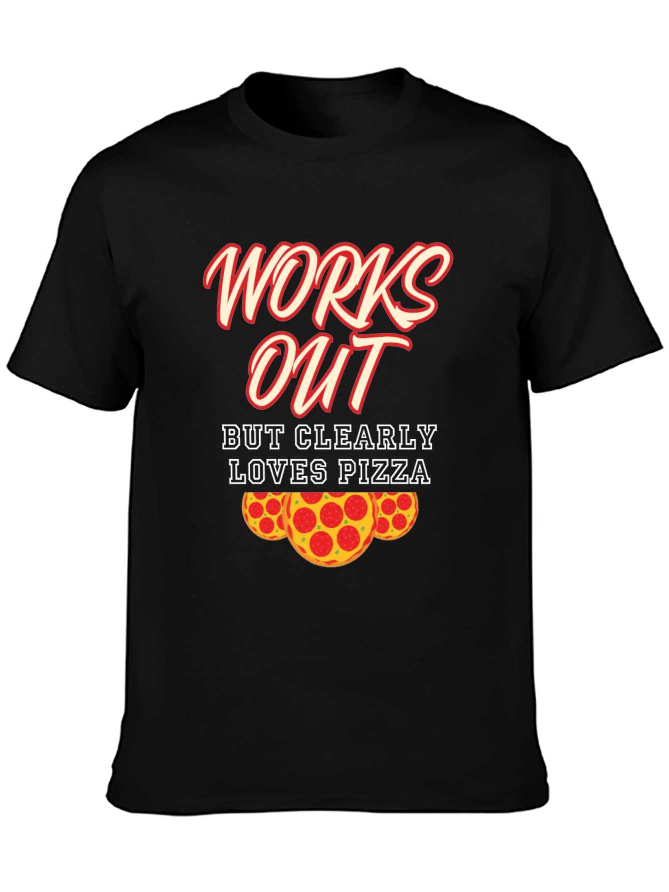 Funny Pizza Lover Workout T-Shirt