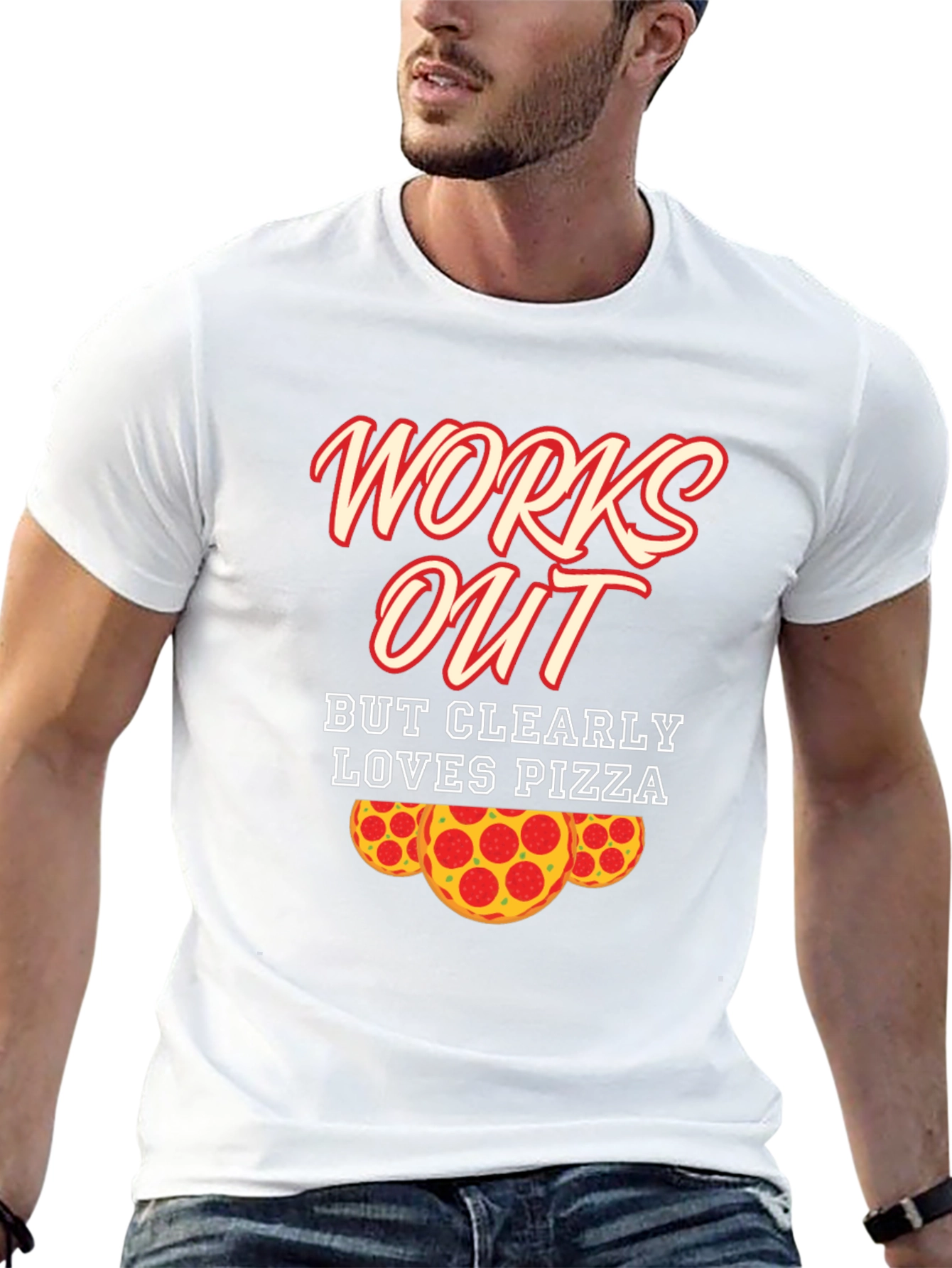 Funny Pizza Lover Workout T-Shirt