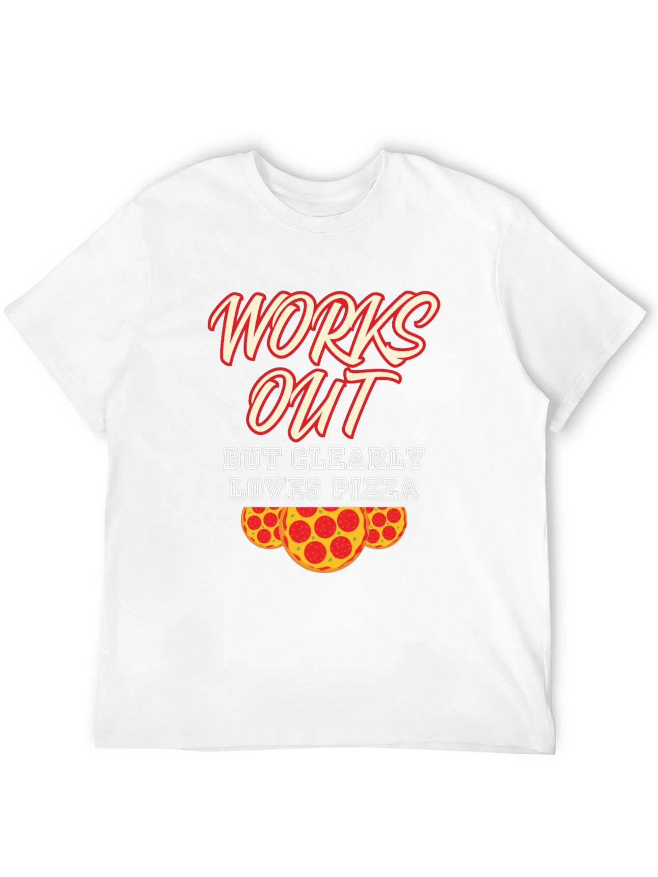 Funny Pizza Lover Workout T-Shirt