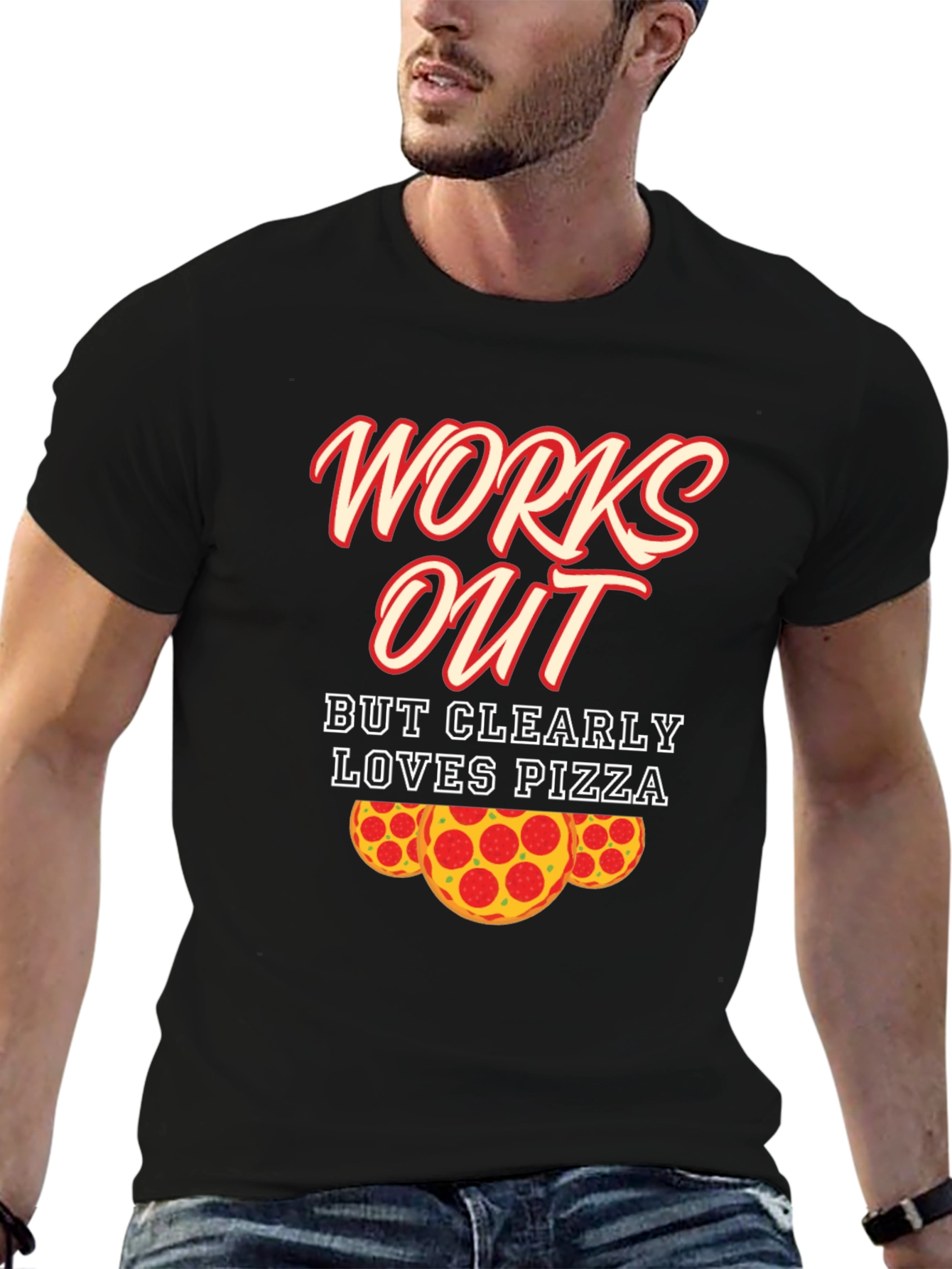 Funny Pizza Lover Workout T-Shirt