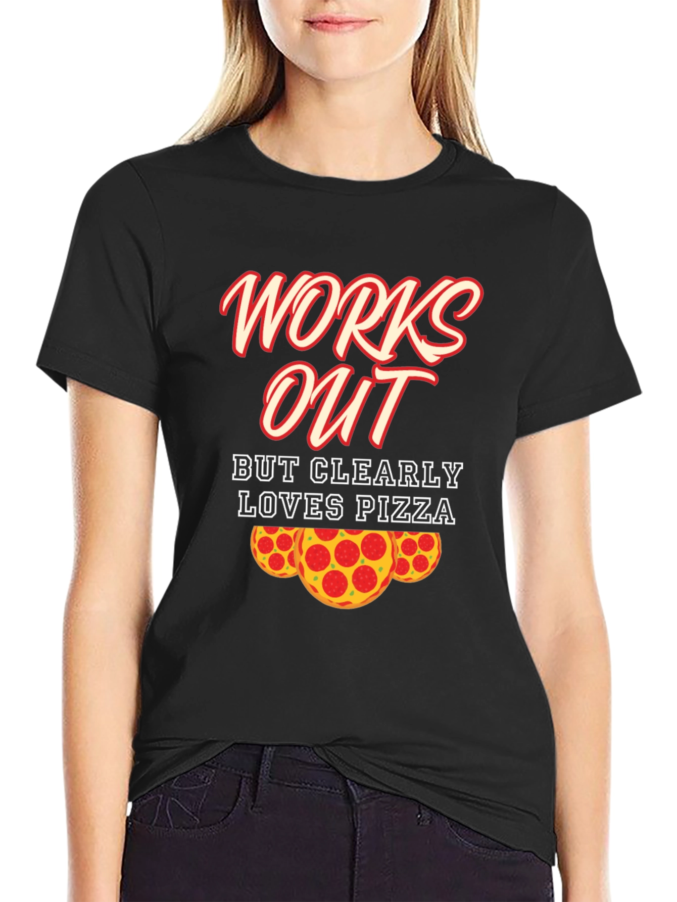 Funny Pizza Lover Workout T-Shirt