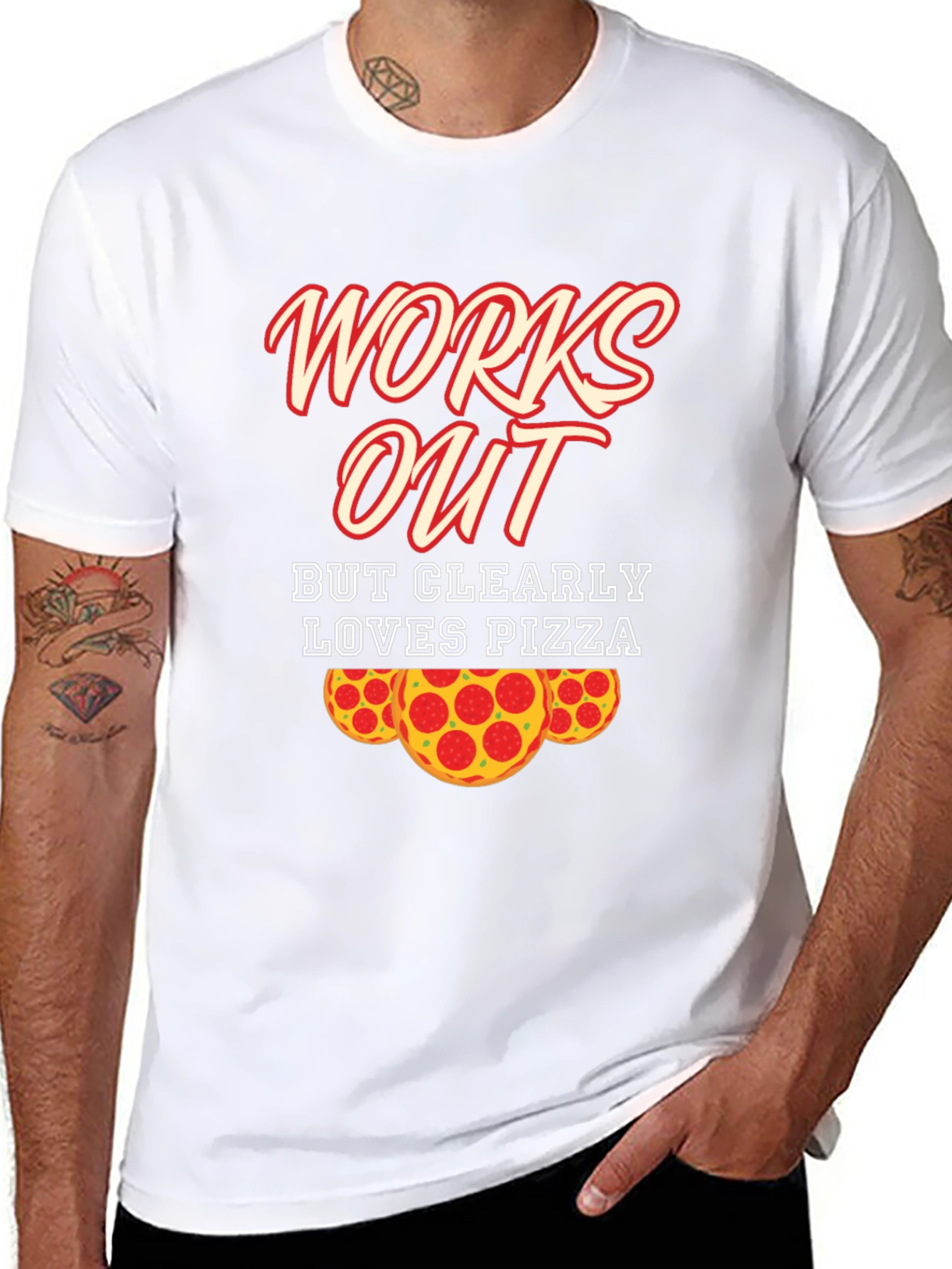Funny Pizza Lover Workout T-Shirt