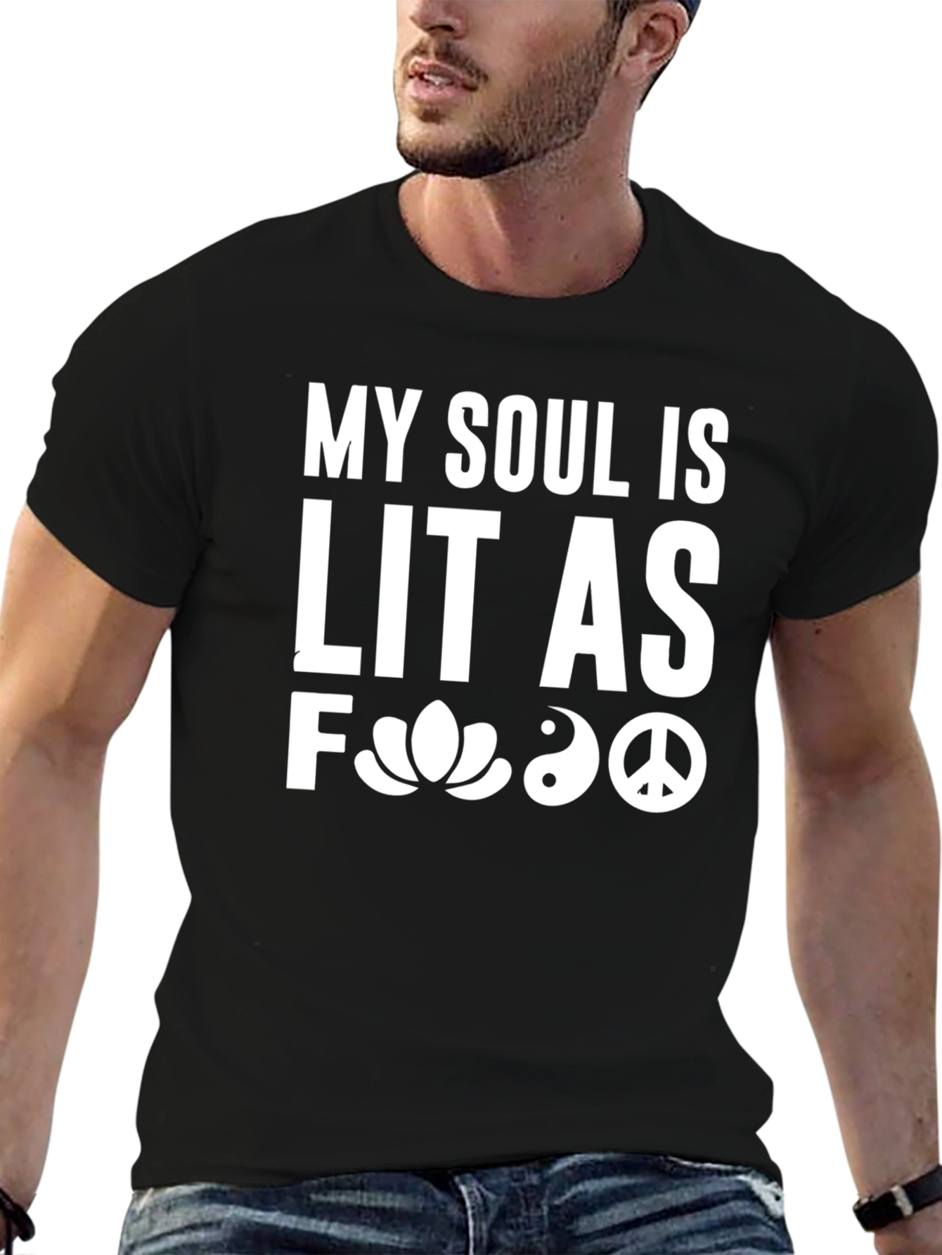 My Soul Is Lit T-Shirt Black Unisex