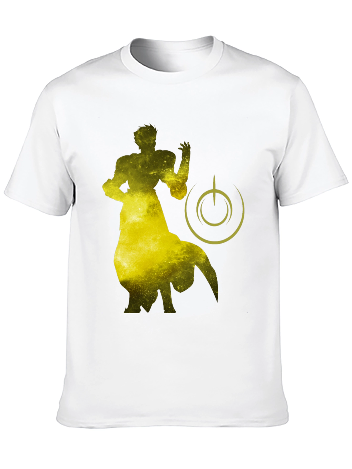 Sci-Fi Silhouette Graphic Black T-Shirt