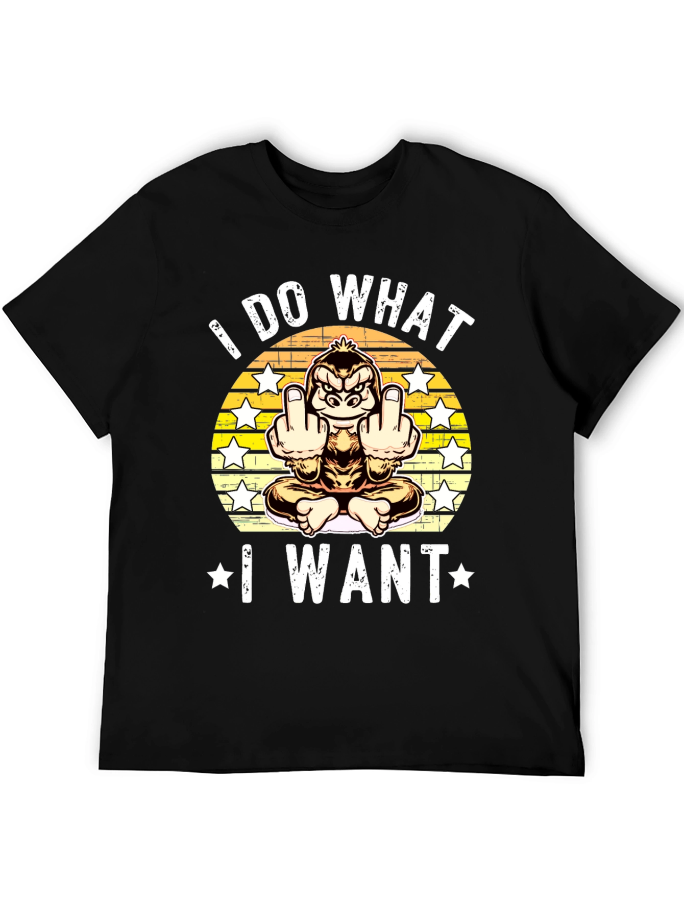 I Do What I Want Gorilla T-Shirt