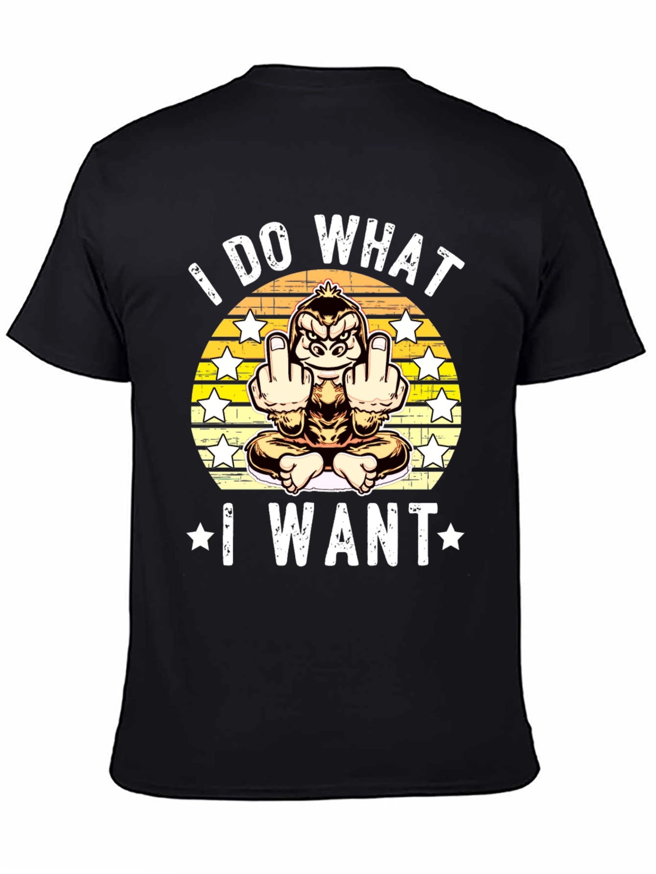 I Do What I Want Gorilla T-Shirt