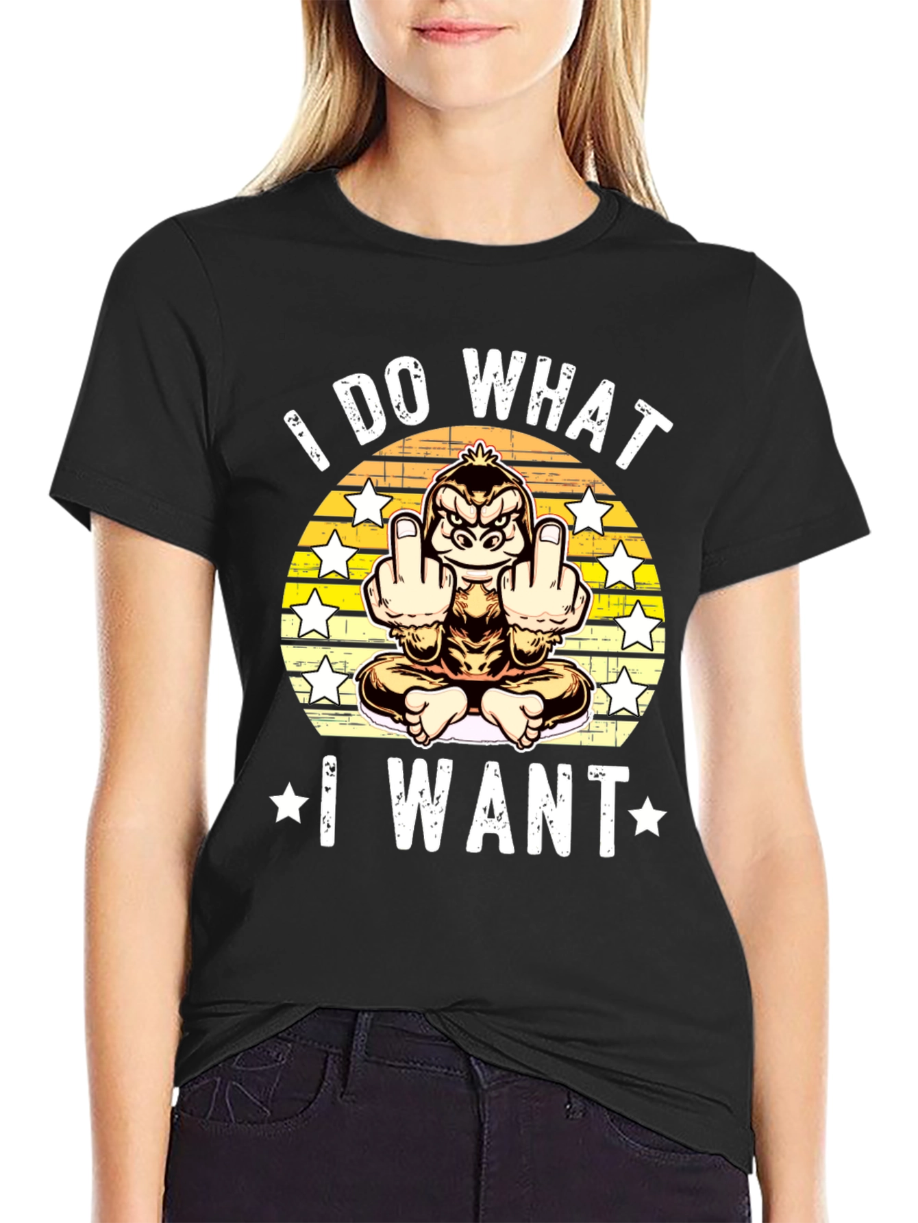 I Do What I Want Gorilla T-Shirt