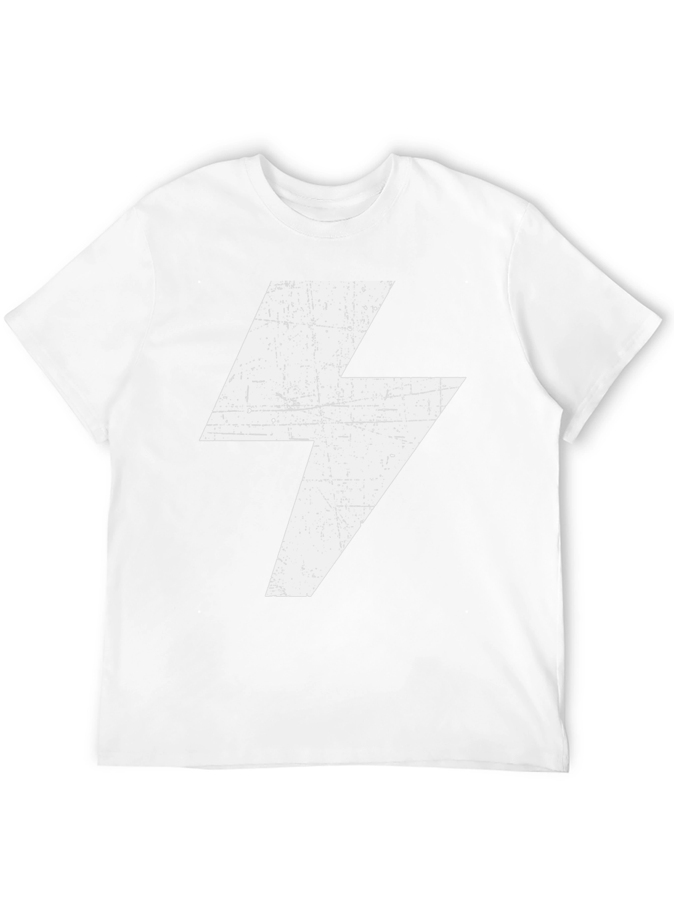 Retro Lightning Bolt Black T-Shirt