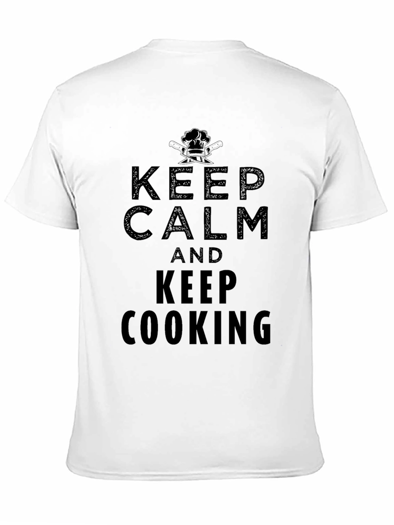 Keep Calm and Keep Cooking T-Shirt - Black