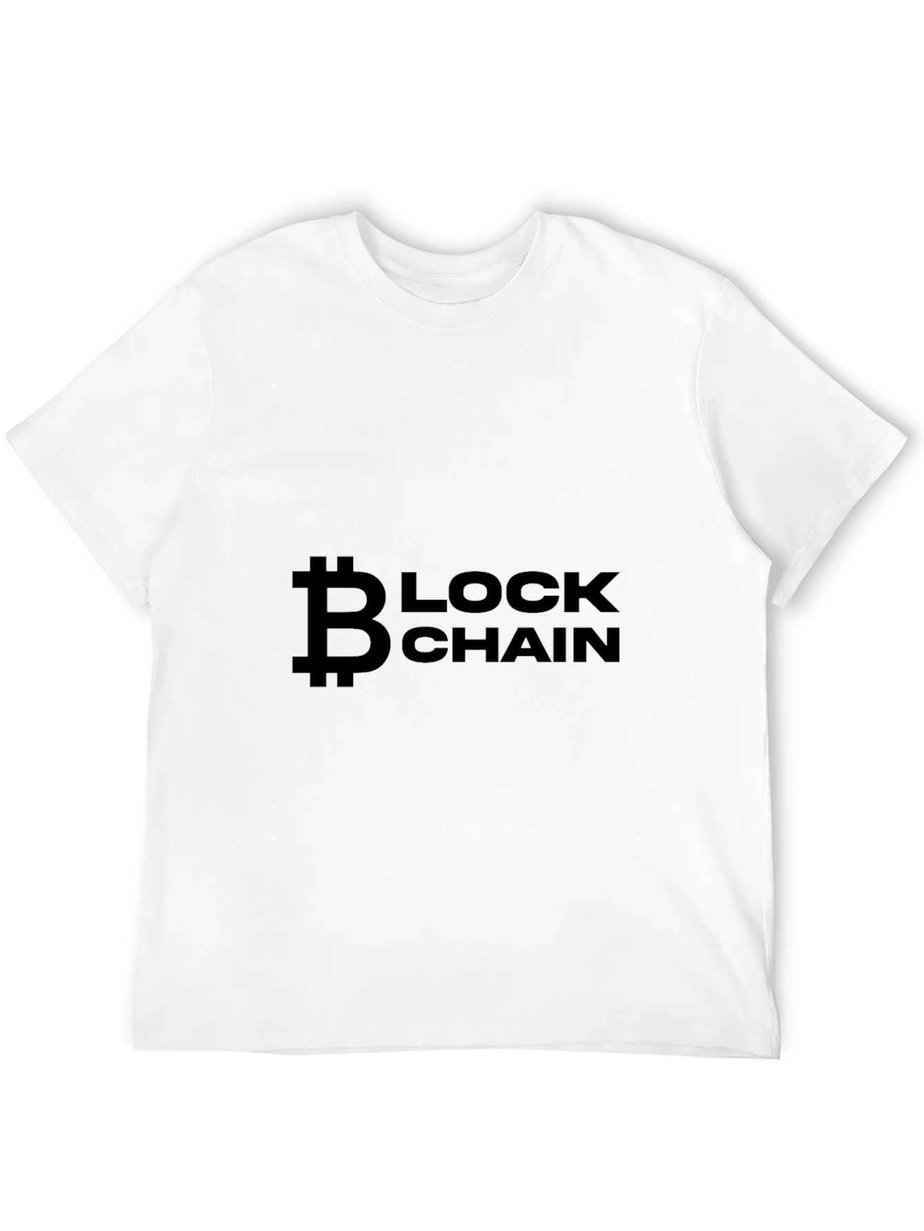 Bitcoin Blockchain Black T-Shirt