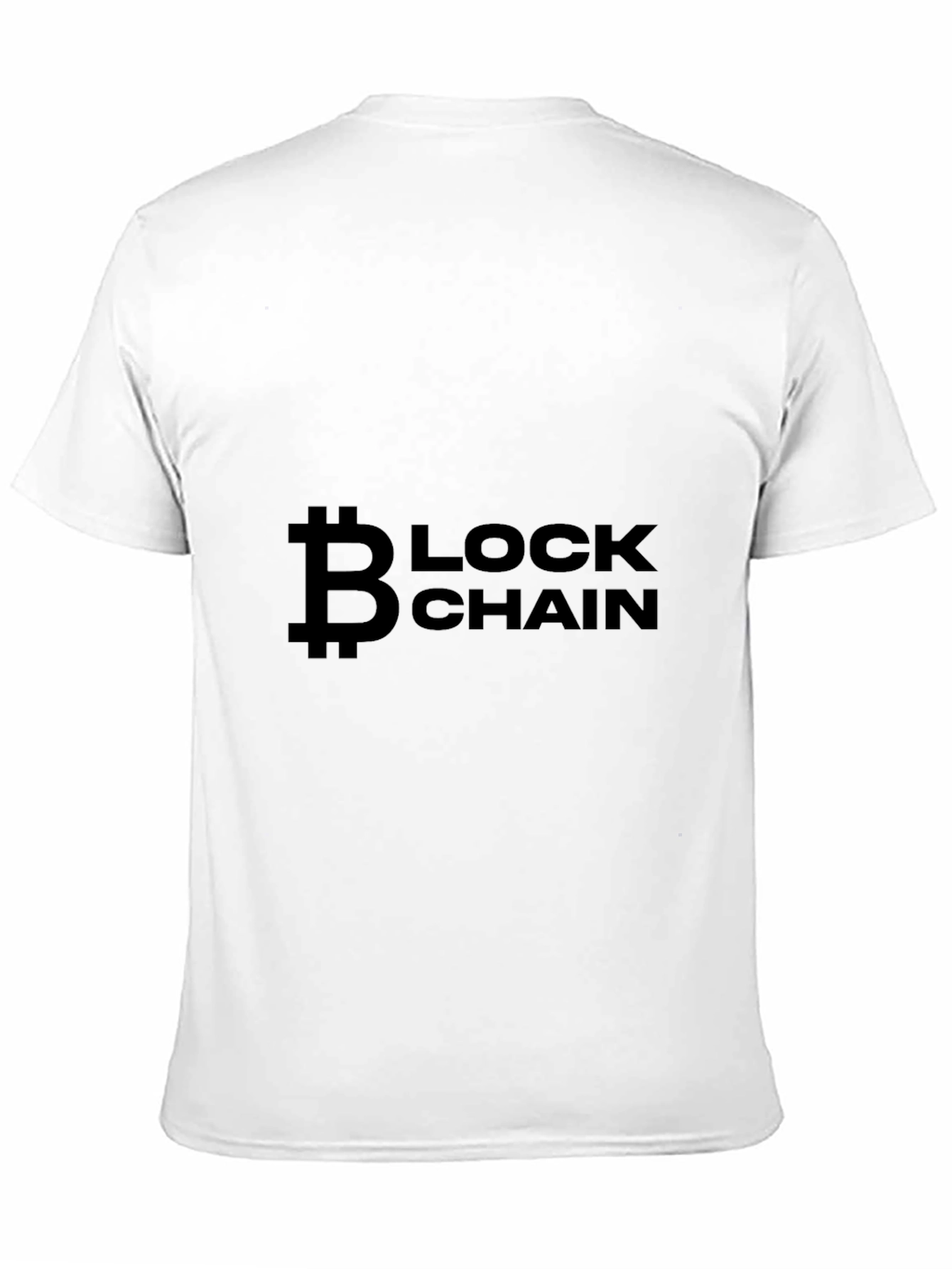 Bitcoin Blockchain Black T-Shirt