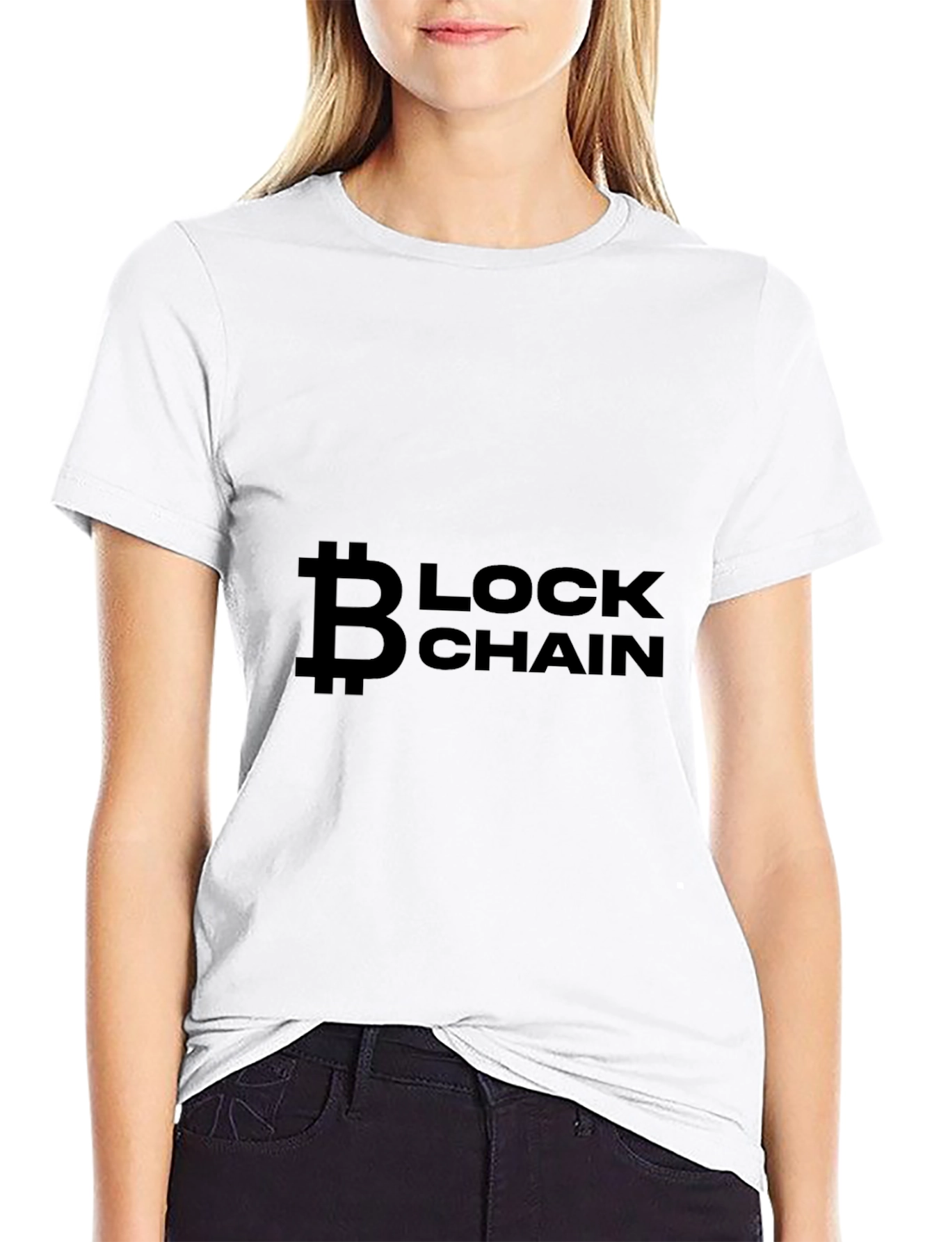 Bitcoin Blockchain Black T-Shirt