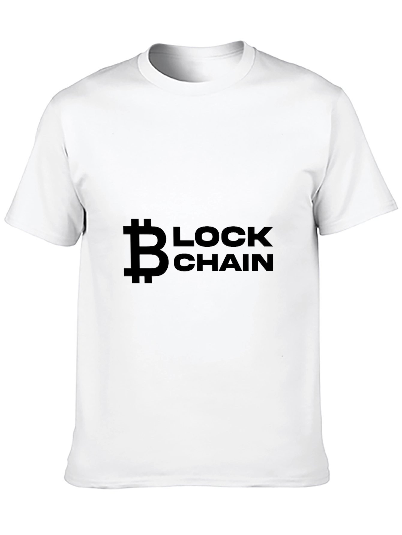 Bitcoin Blockchain Black T-Shirt
