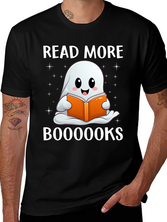 Read More Booooks Halloween Ghost T-Shirt