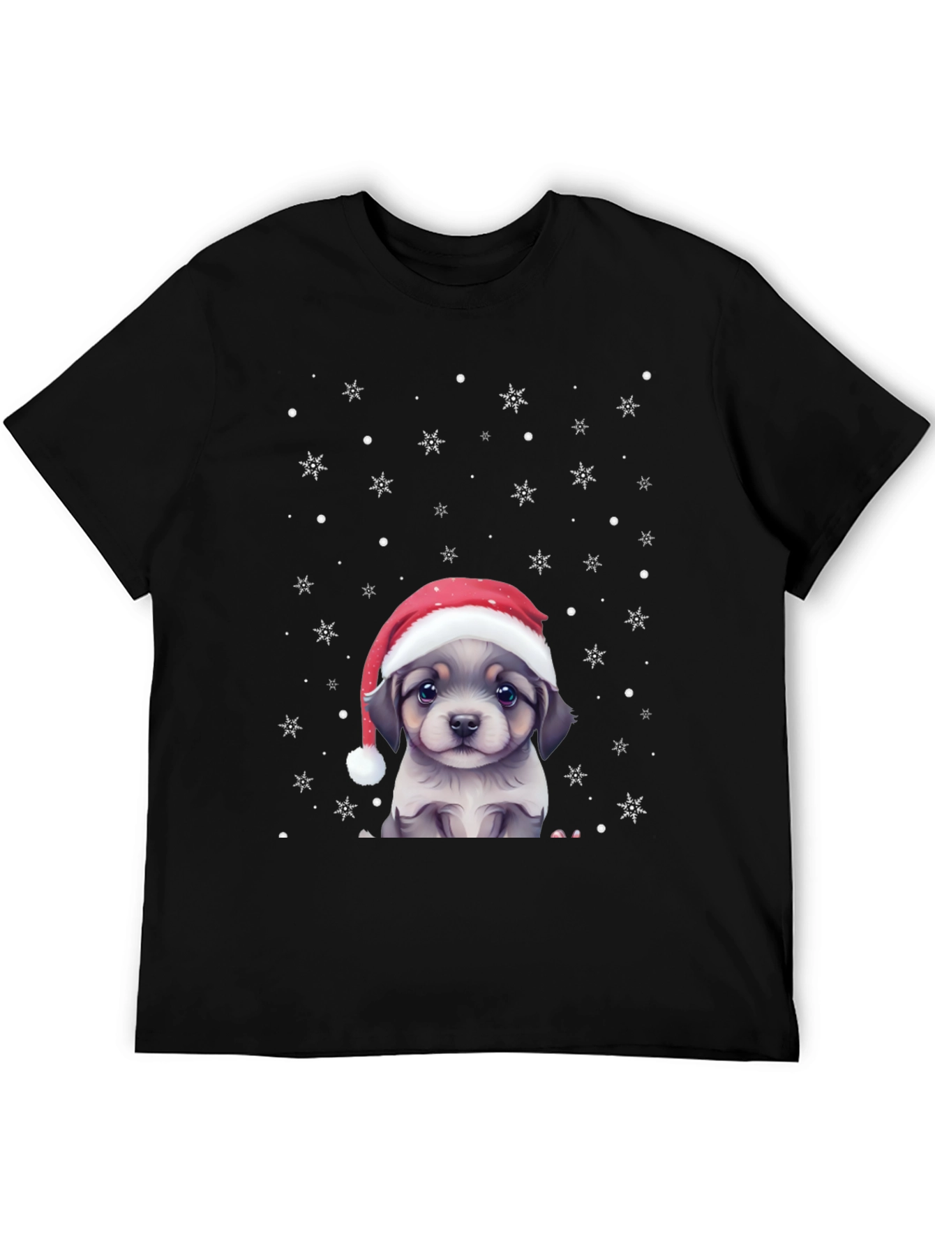 Festive Puppy Graphic Tee