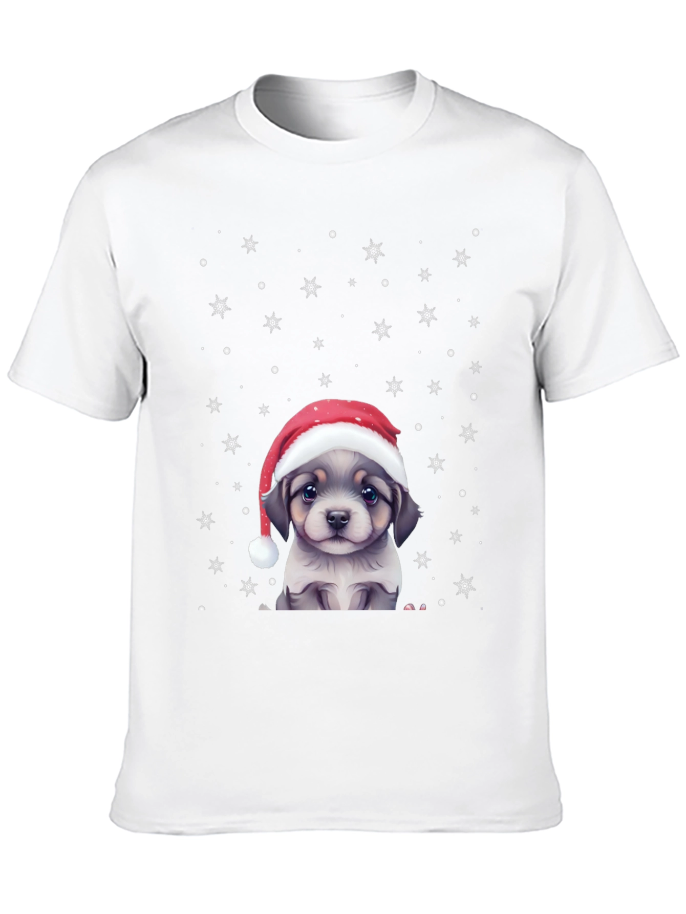 Festive Puppy Graphic Tee