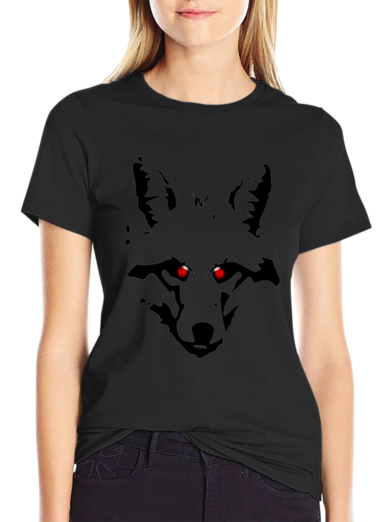 Mens Black Fox Graphic Tee