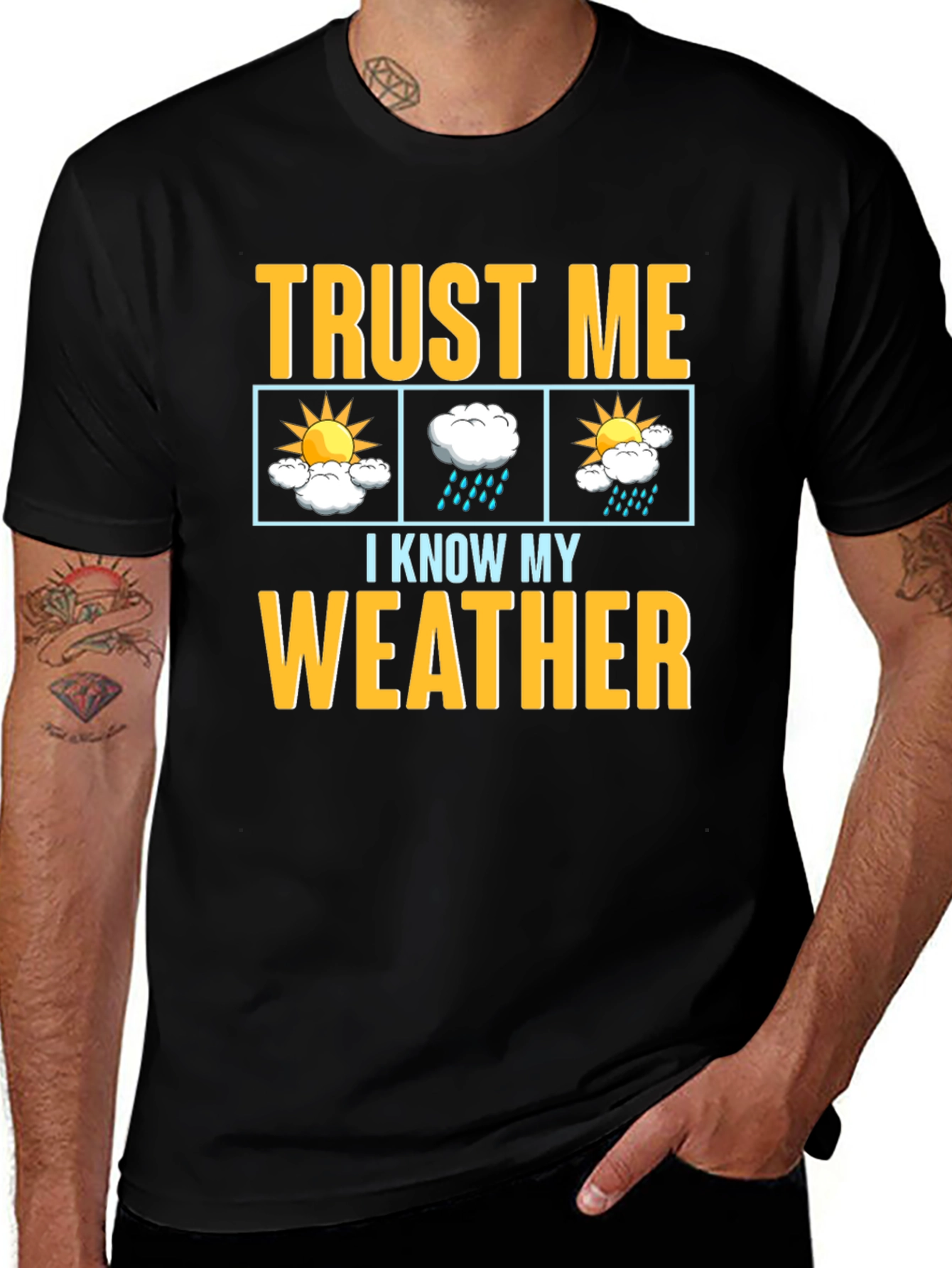Trust Me I Know My Weather Graphic T-Shirt