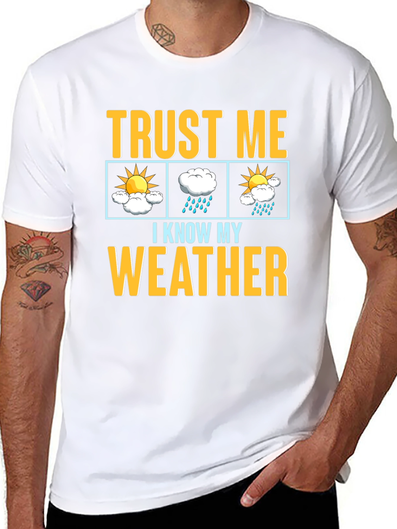Trust Me I Know My Weather Graphic T-Shirt
