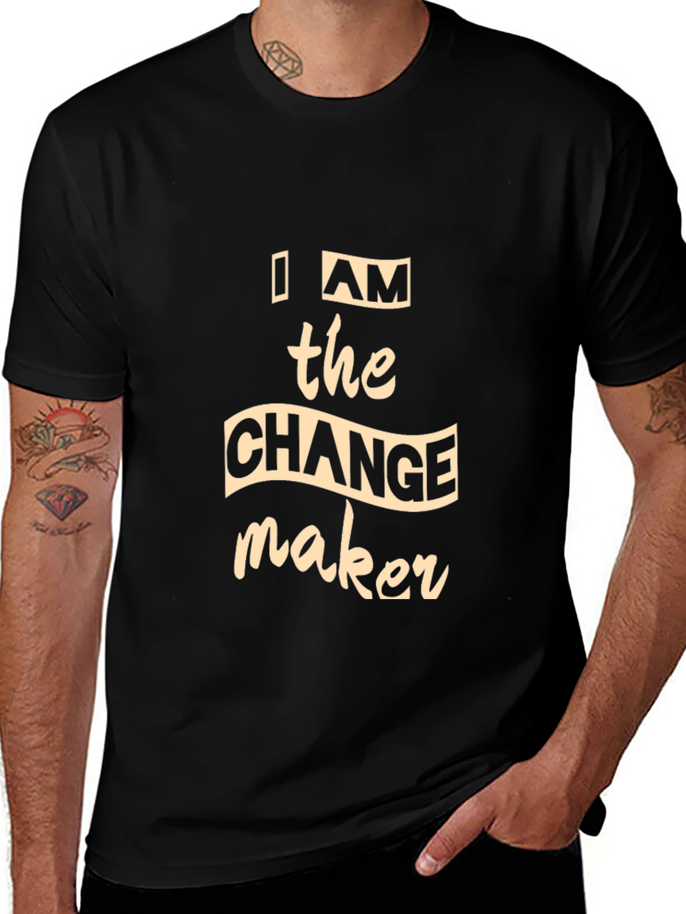 I AM the CHANGE Maker Graphic T-Shirt