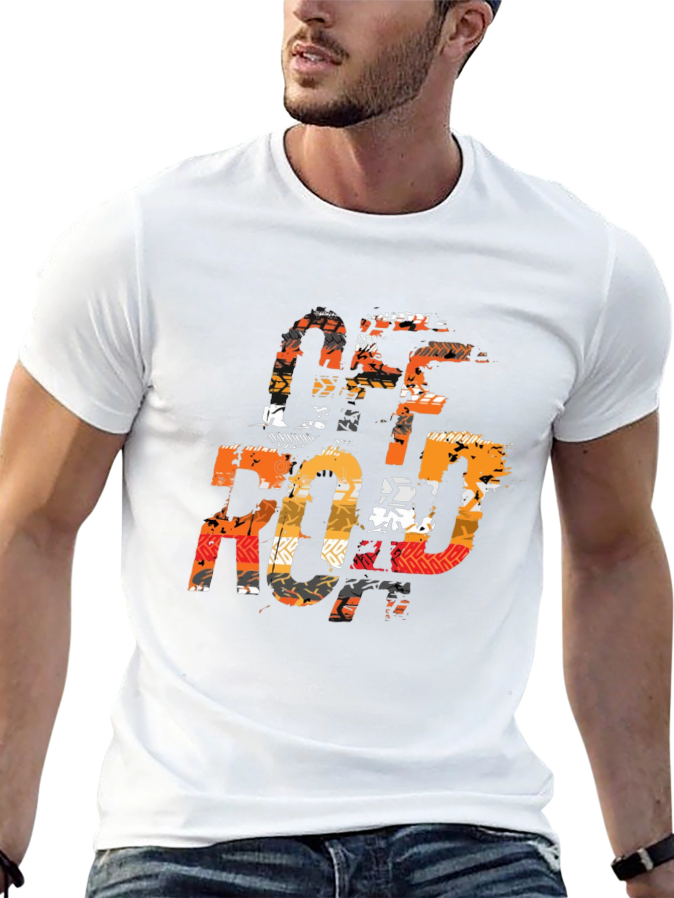 Off-Road Adventure Graphic Tee - Black