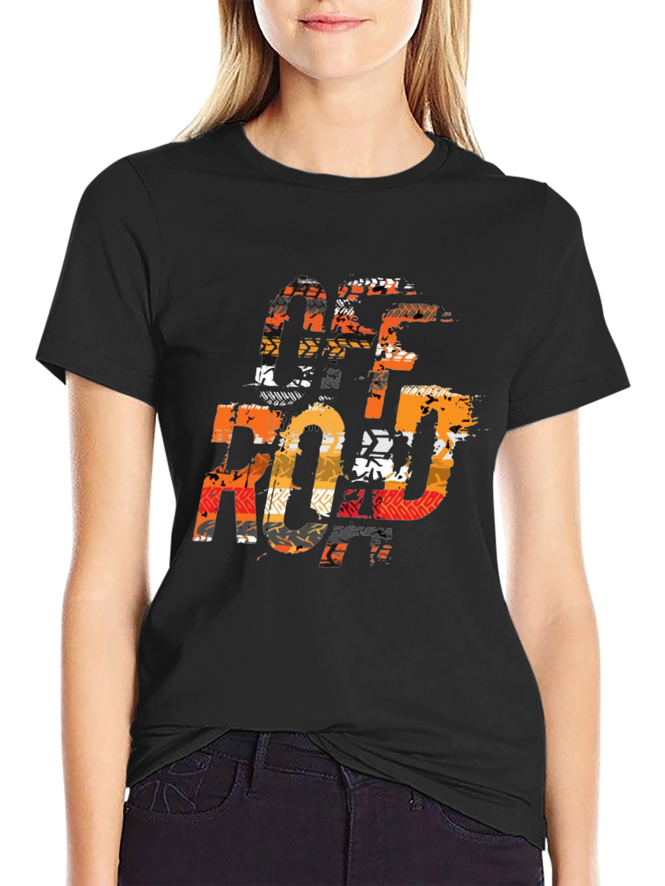 Off-Road Adventure Graphic Tee - Black
