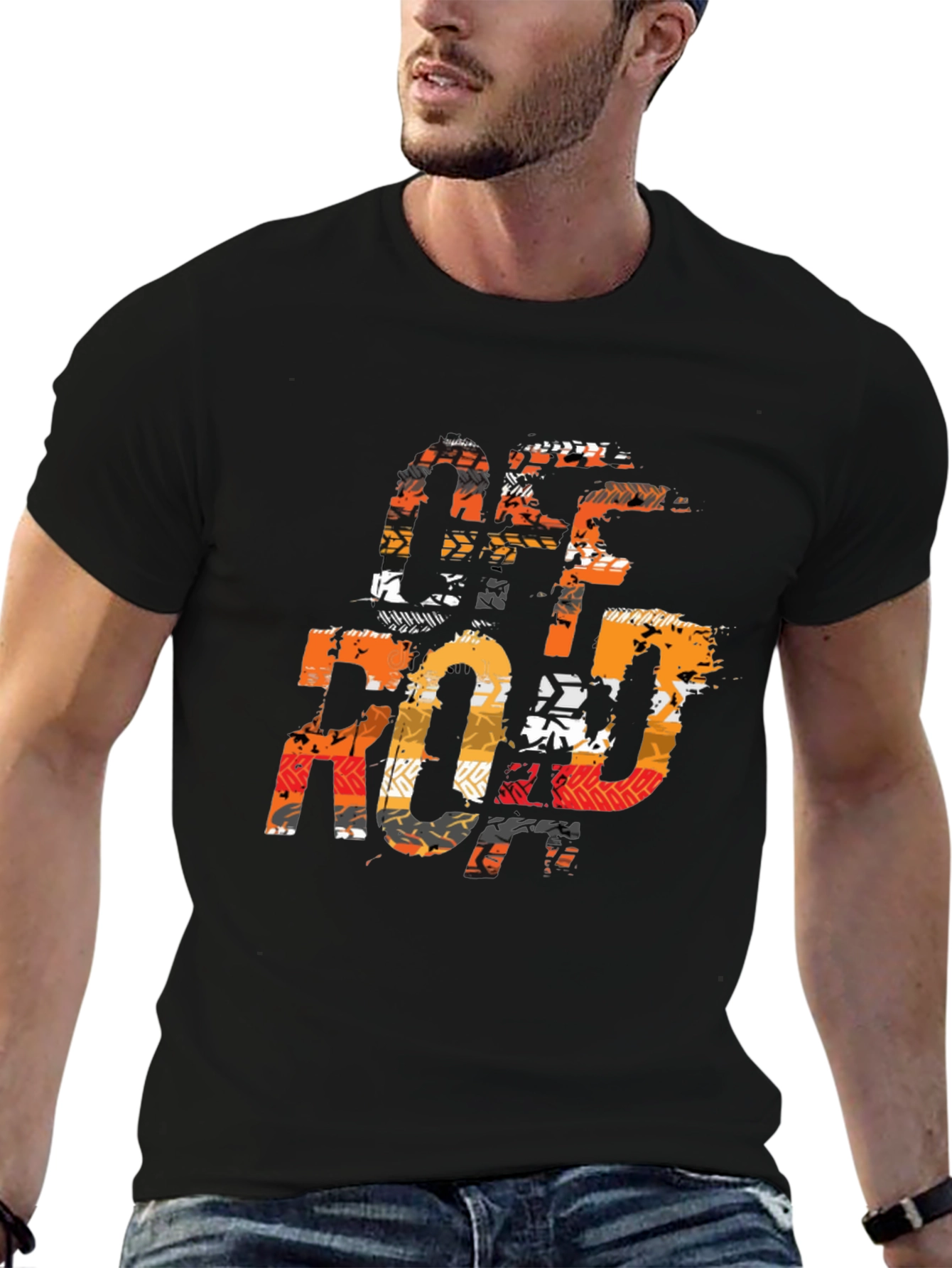 Off-Road Adventure Graphic Tee - Black
