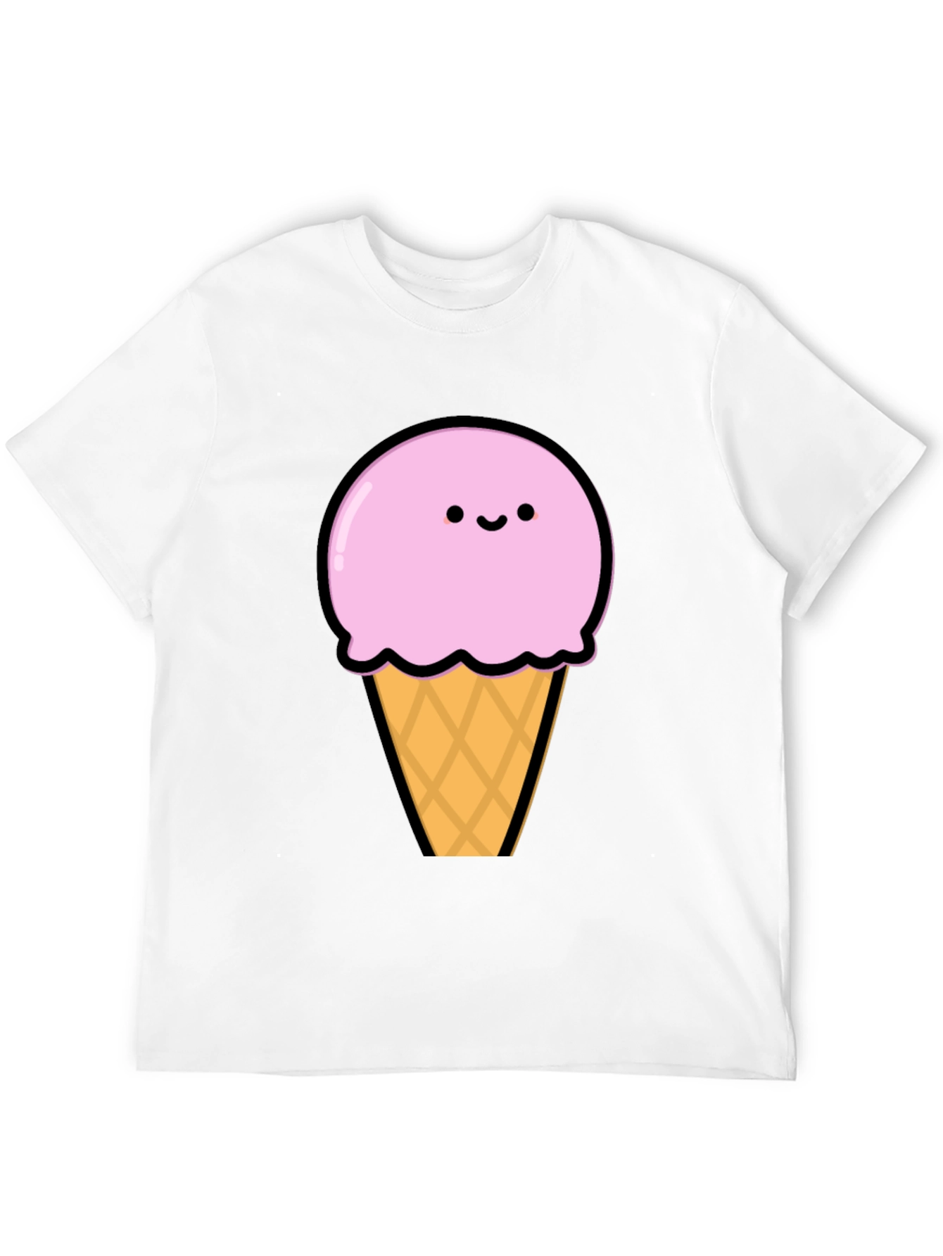 Cute Ice Cream Graphic T-Shirt - Unisex