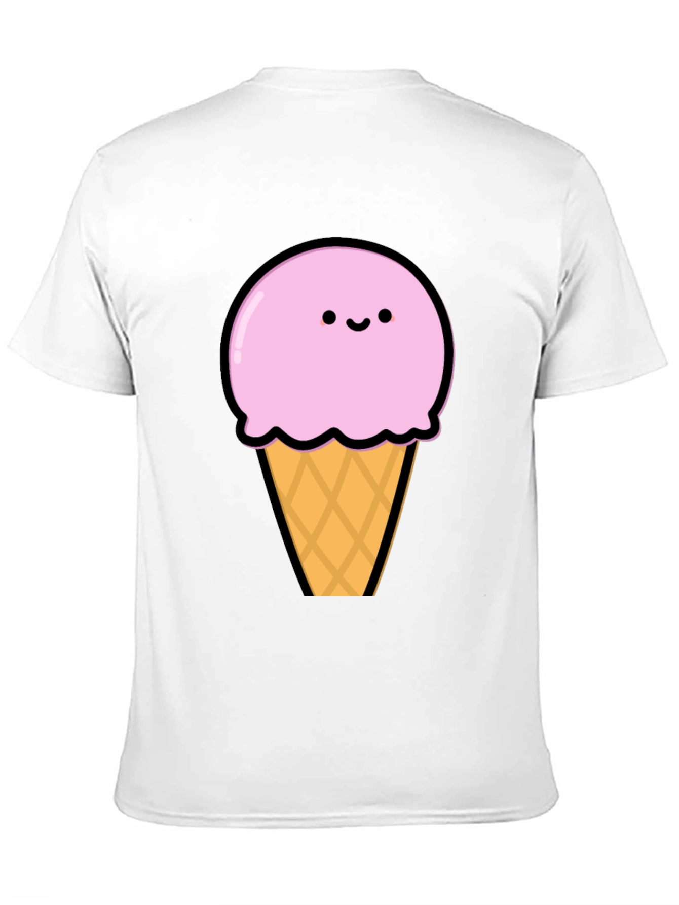 Cute Ice Cream Graphic T-Shirt - Unisex