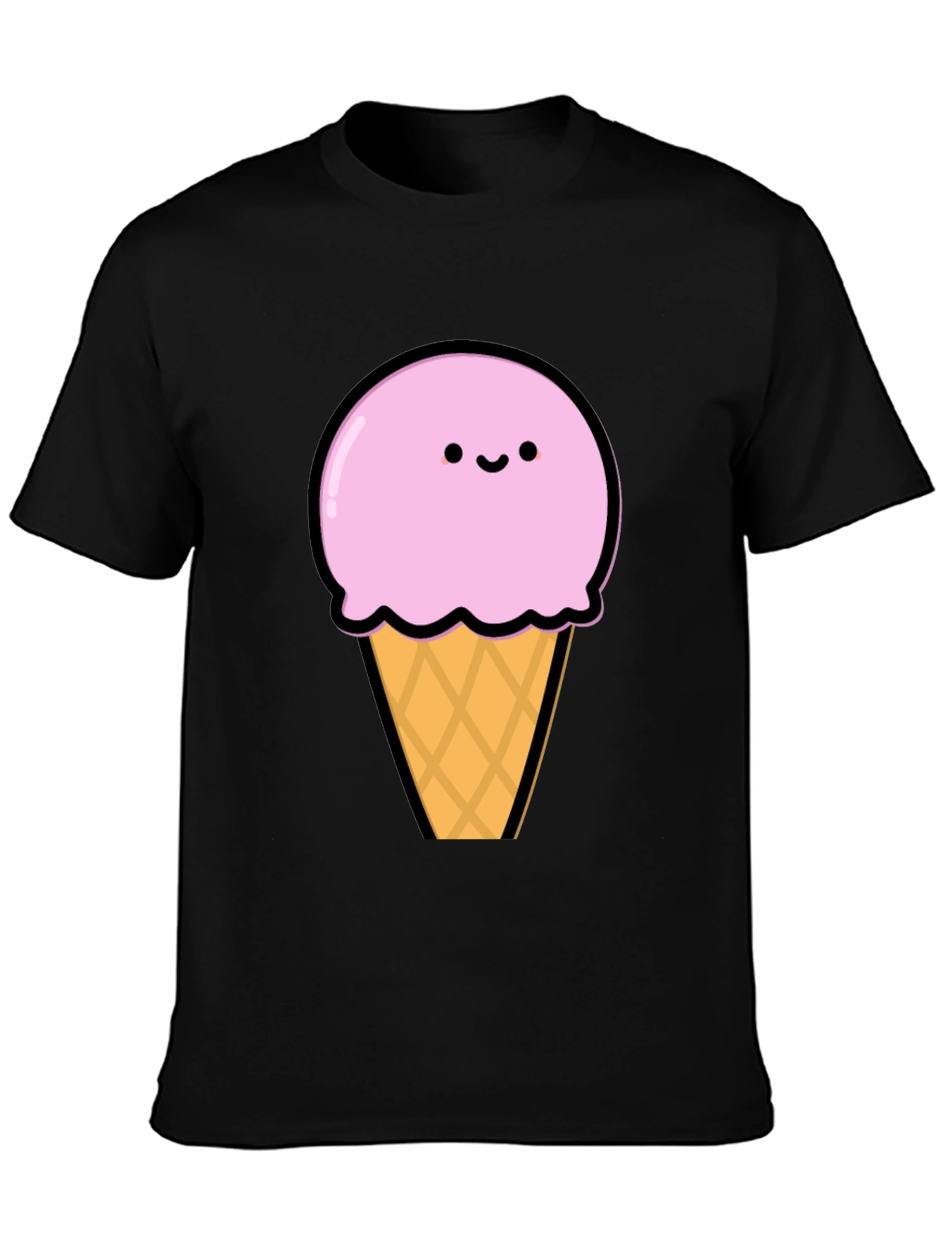 Cute Ice Cream Graphic T-Shirt - Unisex