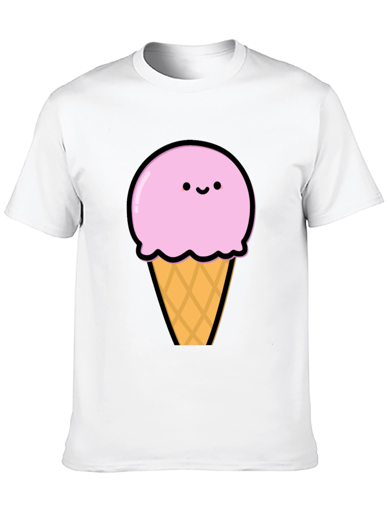 Cute Ice Cream Graphic T-Shirt - Unisex