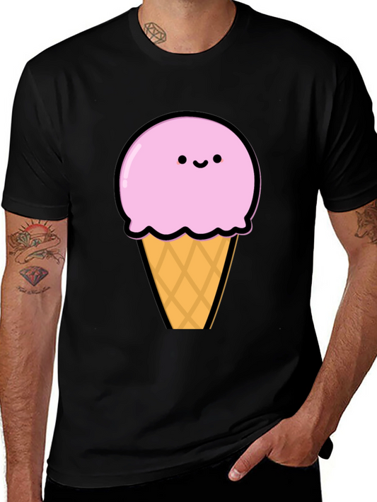 Cute Ice Cream Graphic T-Shirt - Unisex
