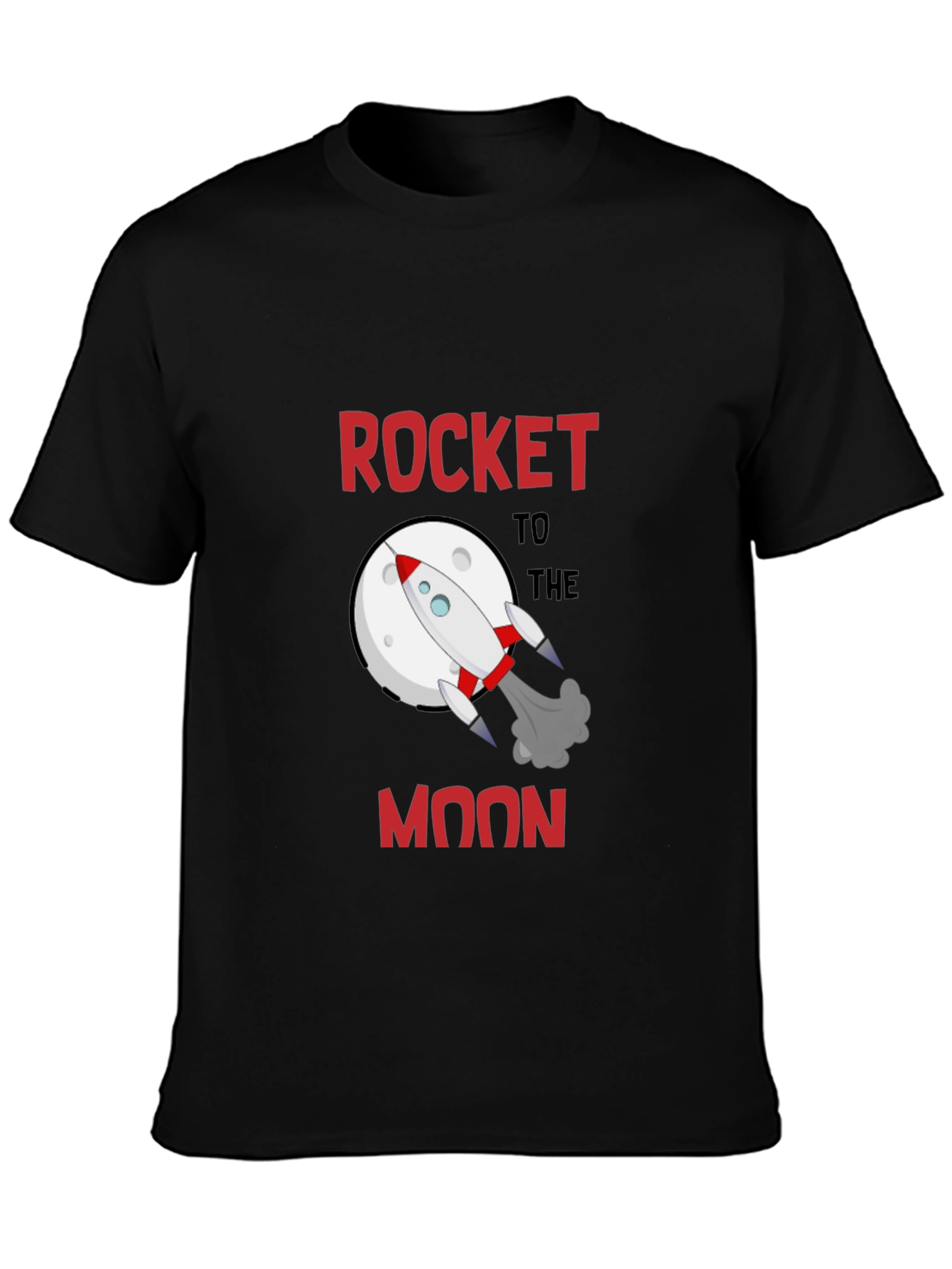 Rocket to the Moon T-Shirt - Space Adventure