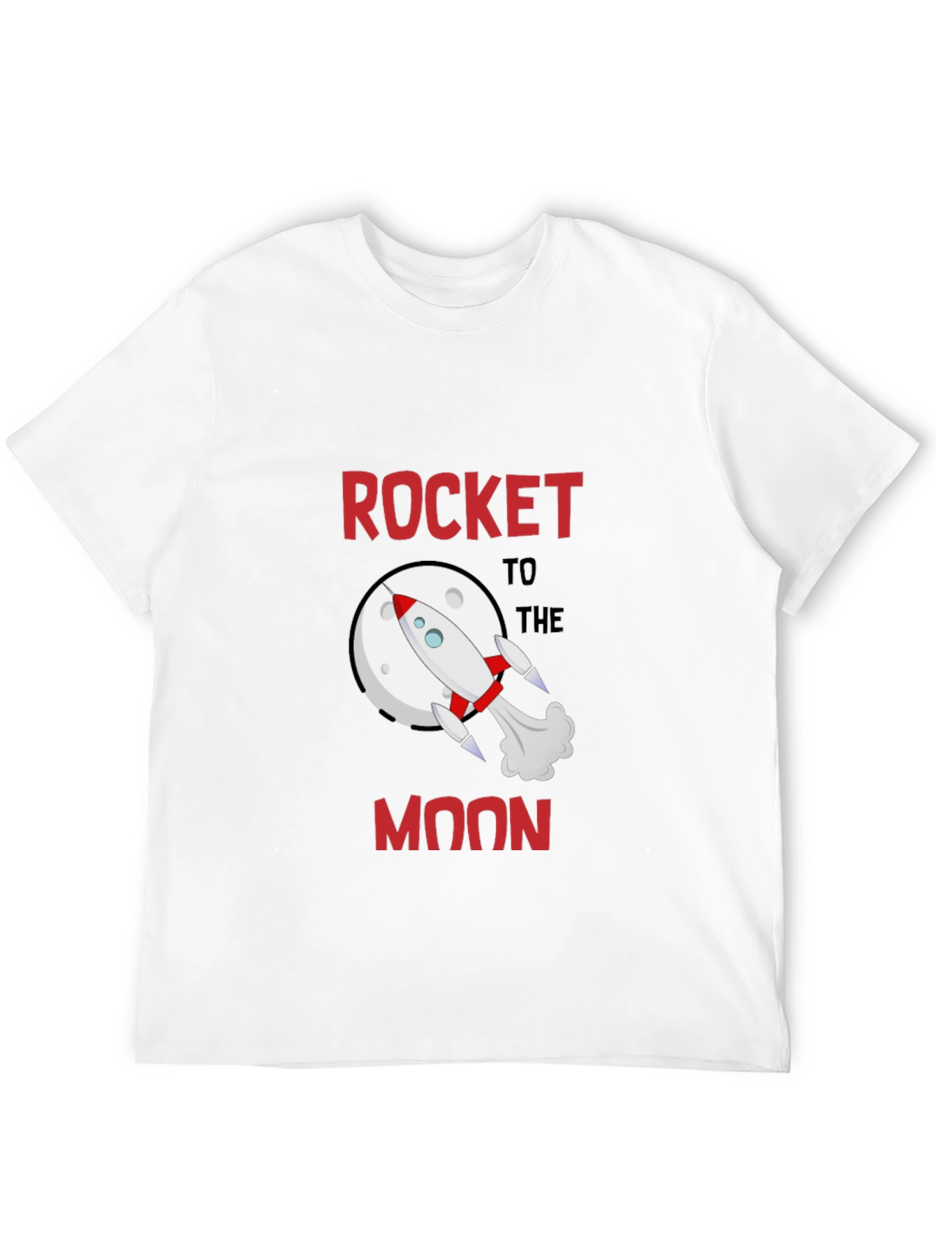 Rocket to the Moon T-Shirt - Space Adventure