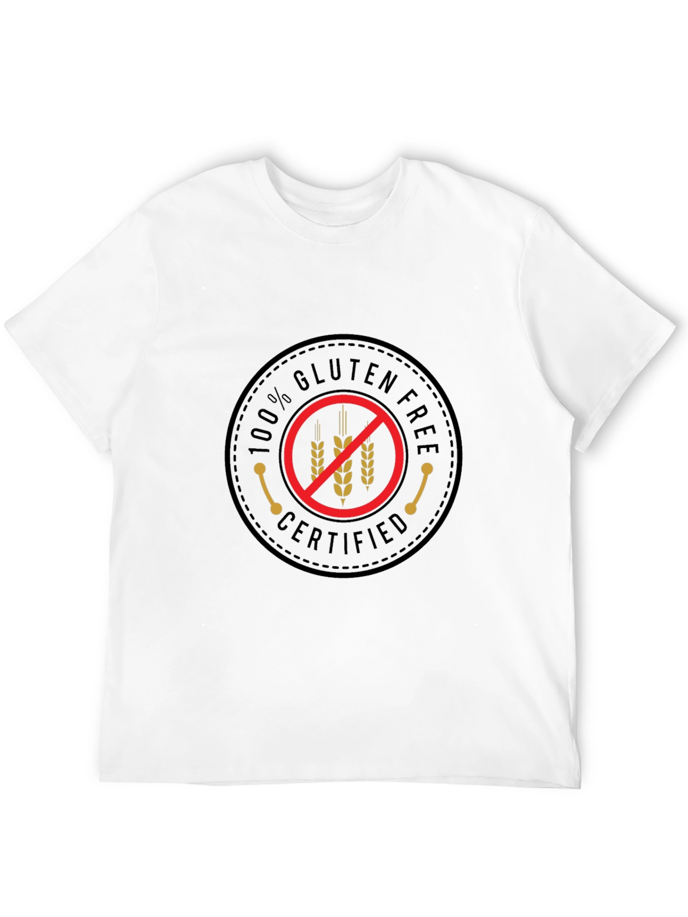 Gluten-Free Certified Black T-Shirt