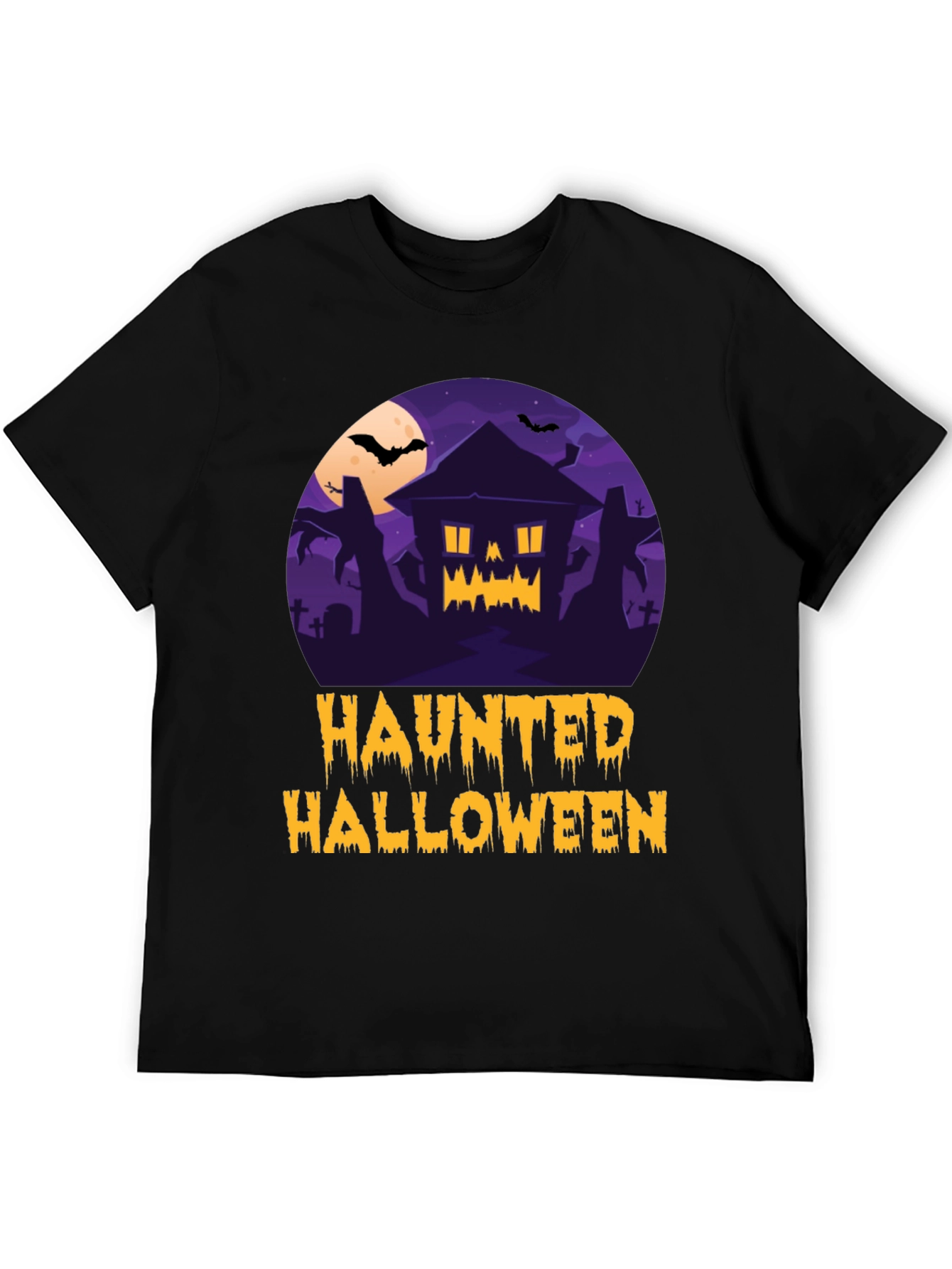 Haunted Halloween Graphic Tee