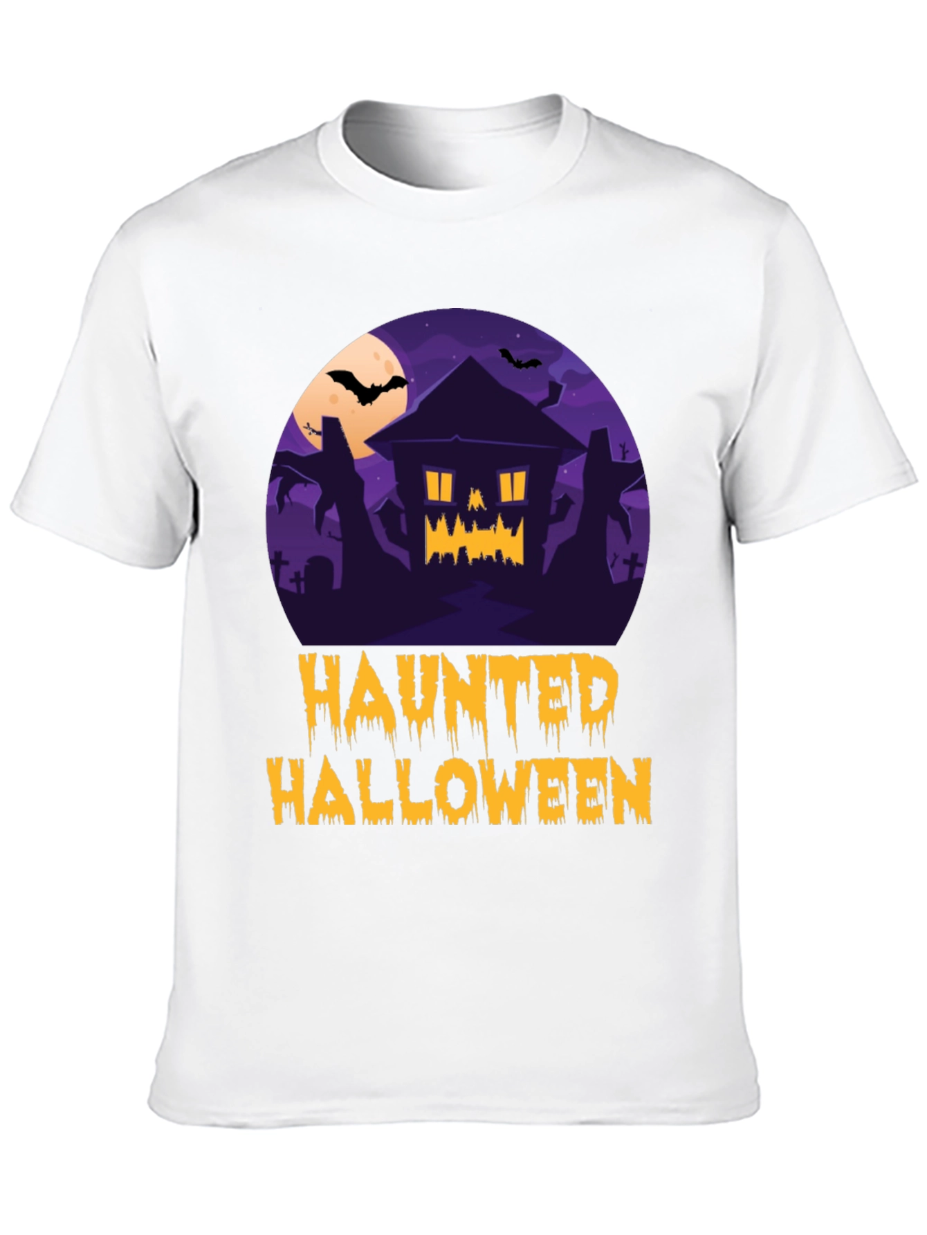 Haunted Halloween Graphic Tee