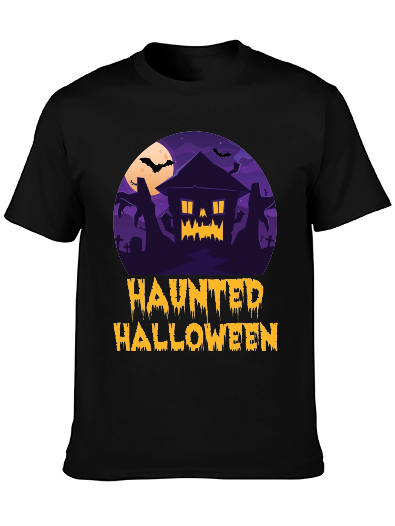 Haunted Halloween Graphic Tee