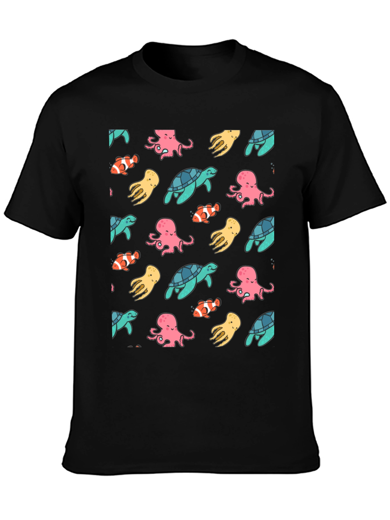 Ocean Life Pattern Tee