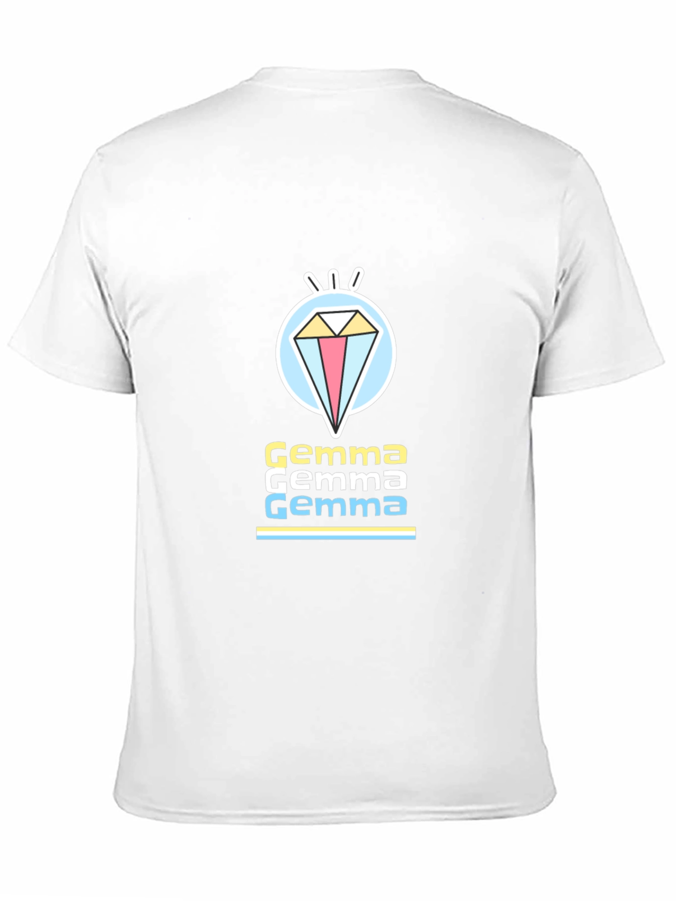Gemma Diamond Graphic T-Shirt - Black