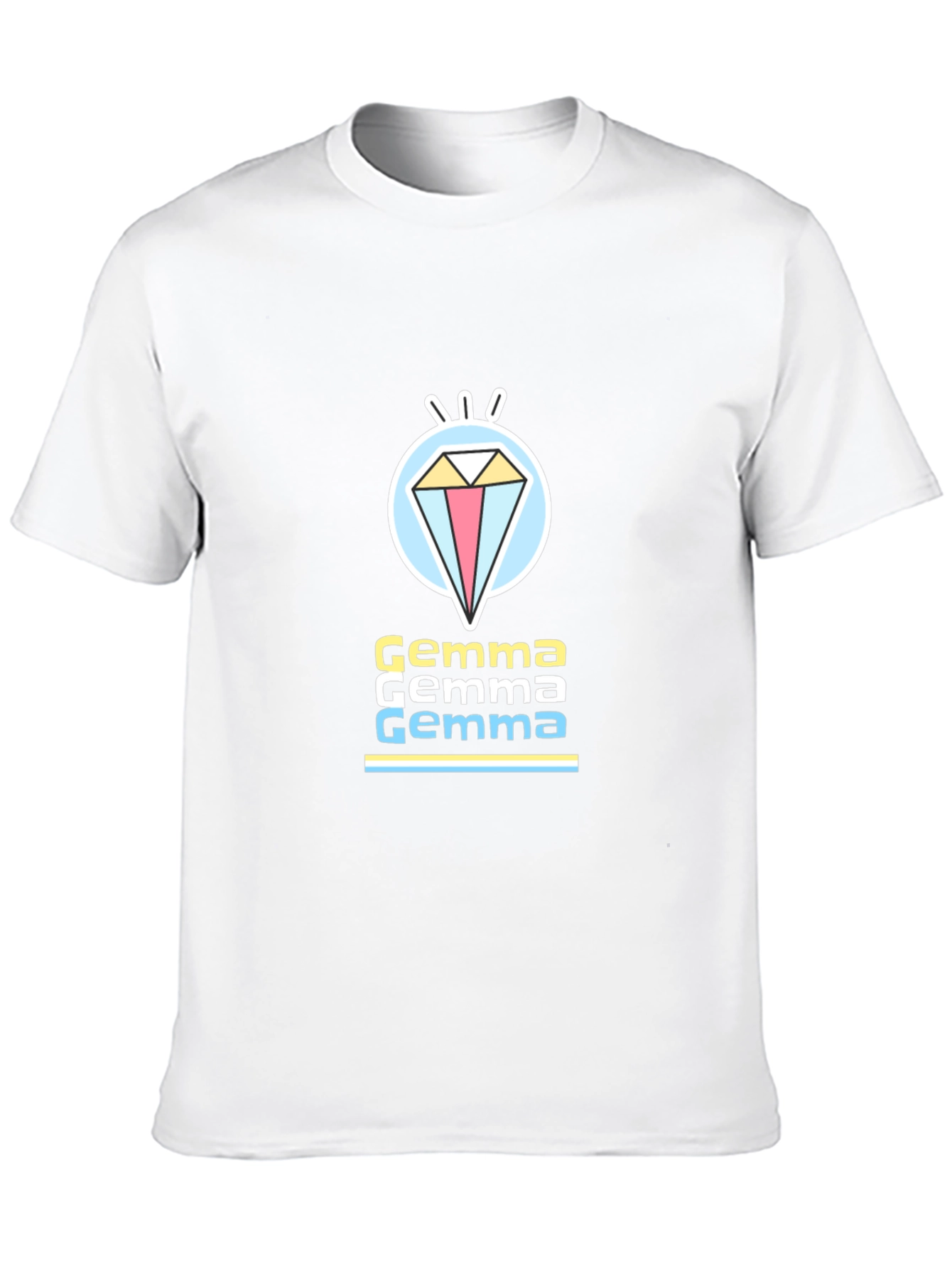 Gemma Diamond Graphic T-Shirt - Black