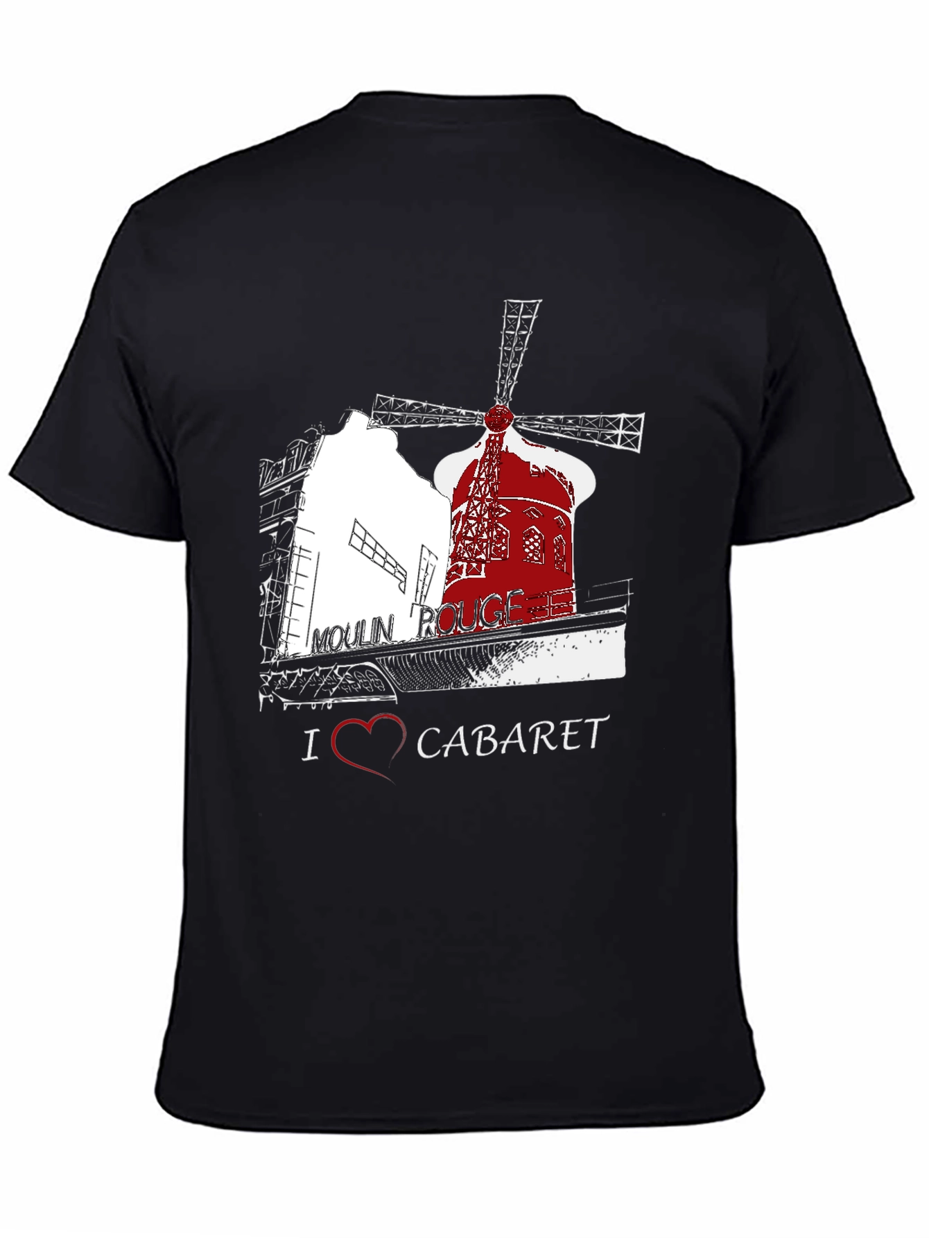Moulin Rouge T-Shirt I Heart Cabaret